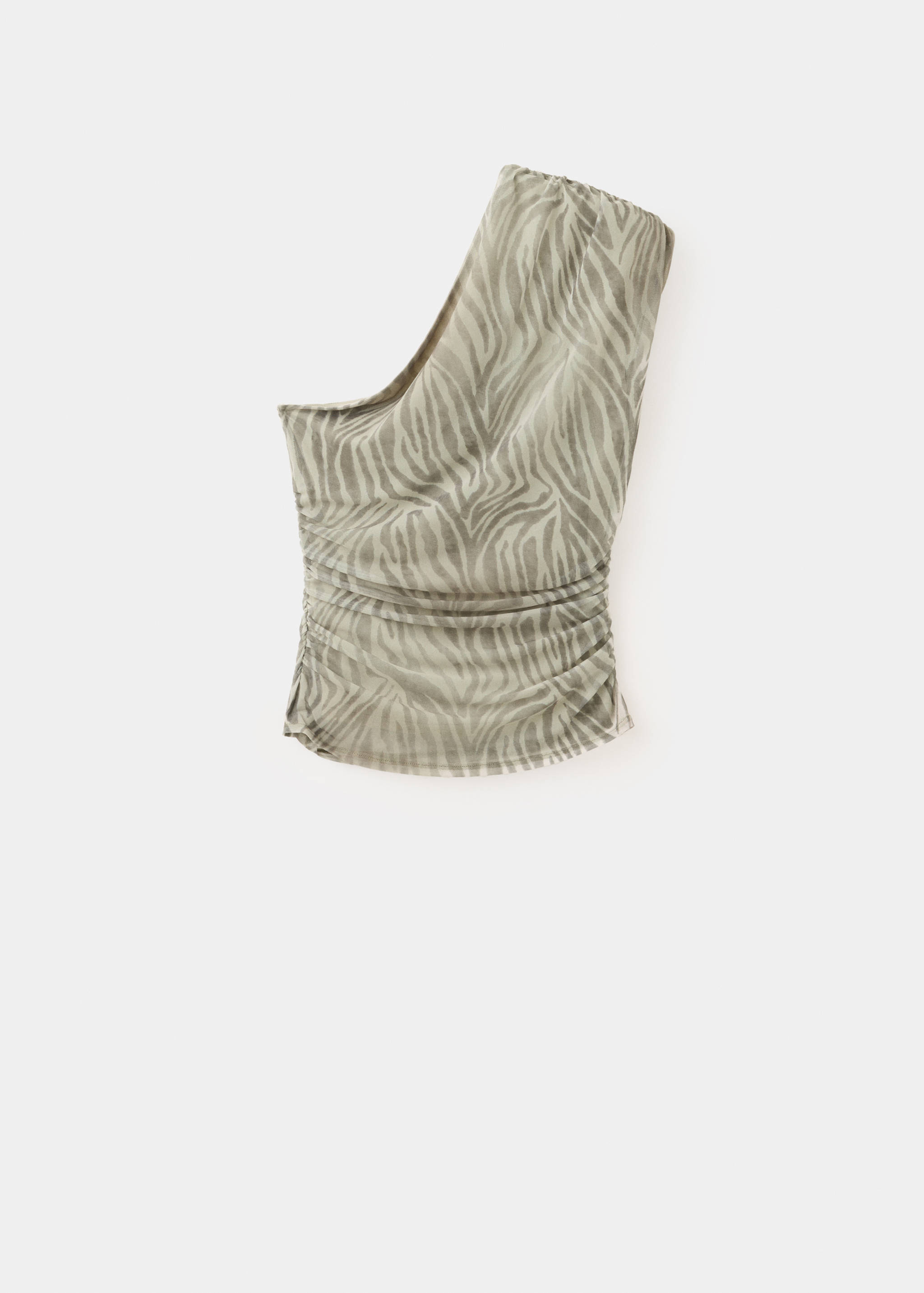 Asymmetric printed top - Article without model