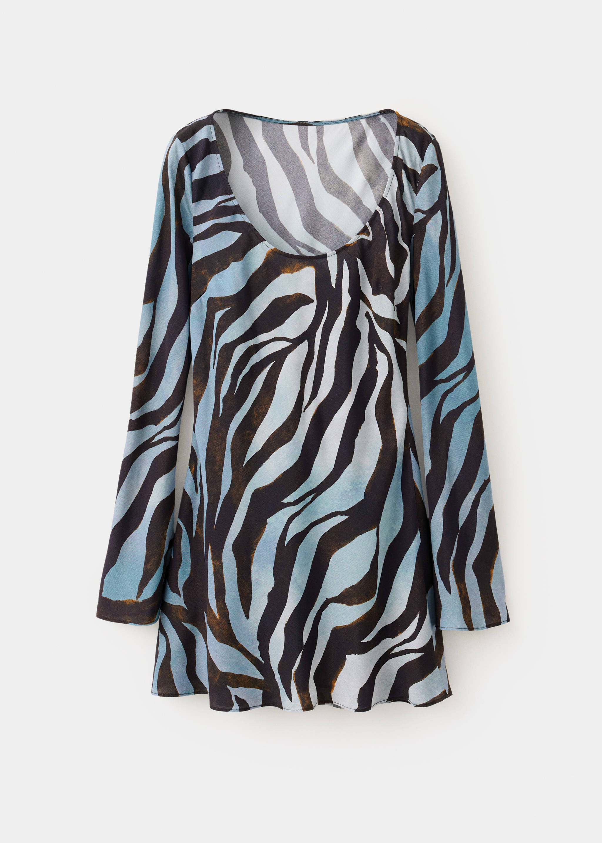 Short patterned dress - Article without model