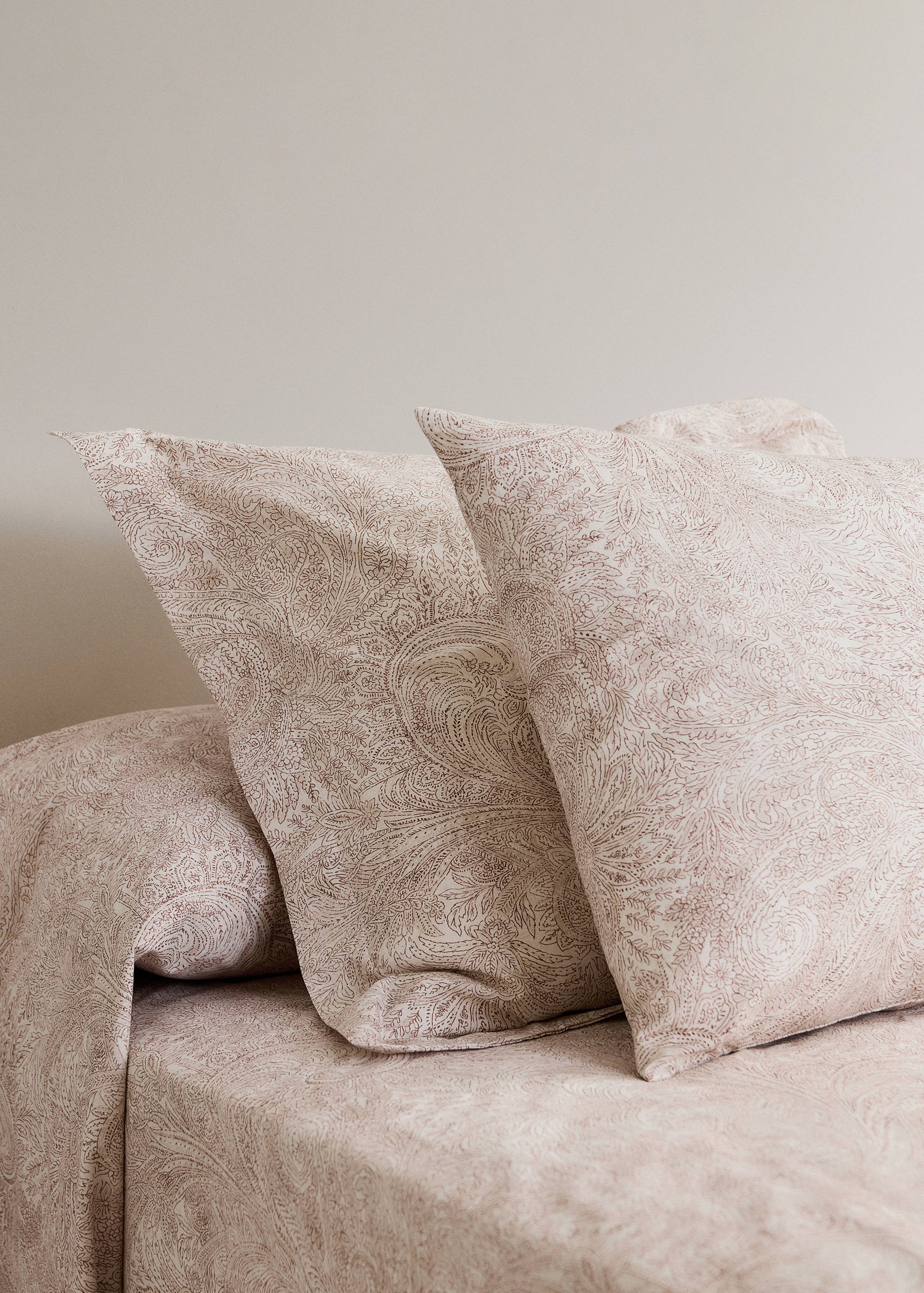 100% cotton percale pillowcase 50x75 cm - General plane