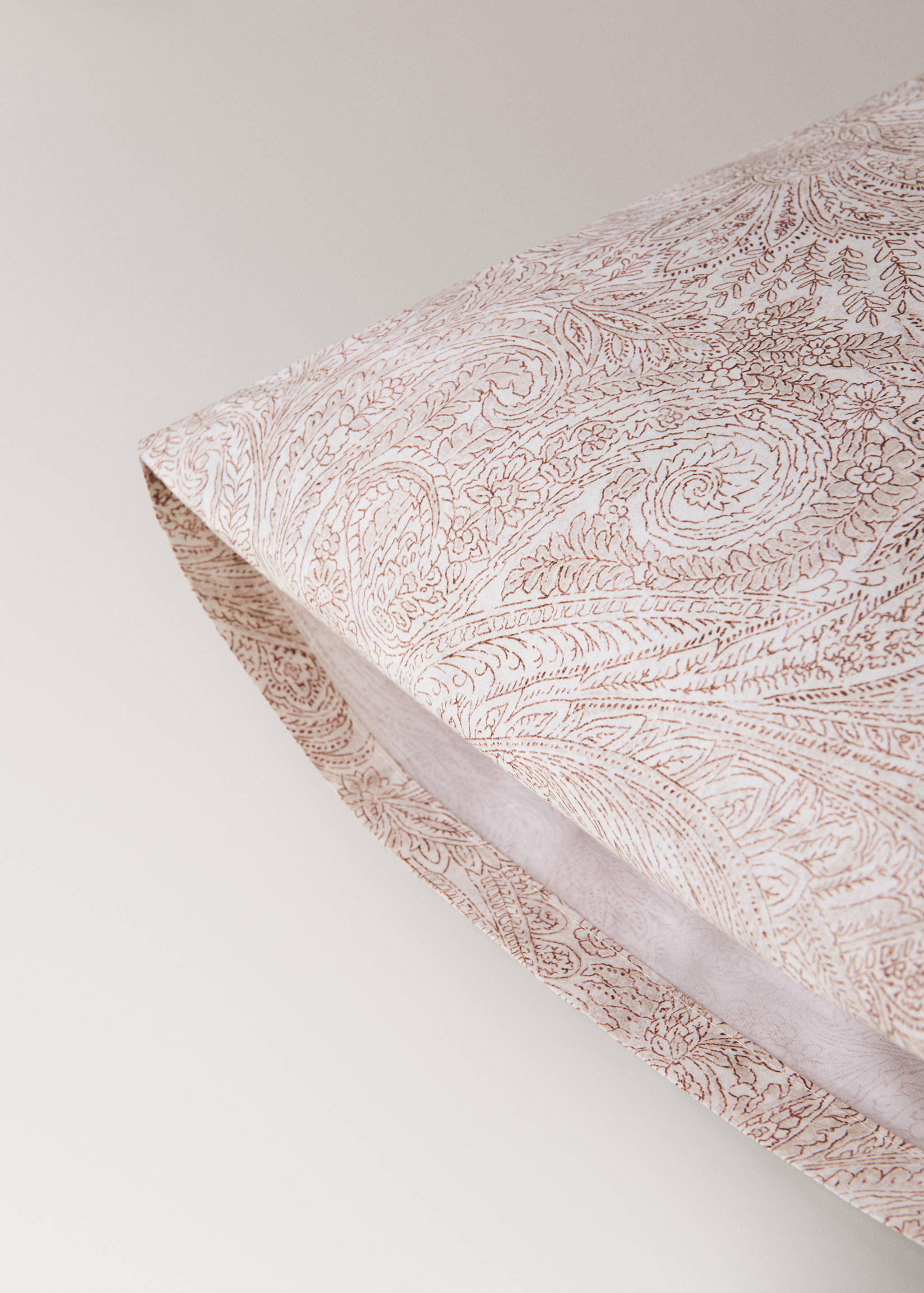100% cotton percale pillowcase 50x75 cm - Details of the article 2