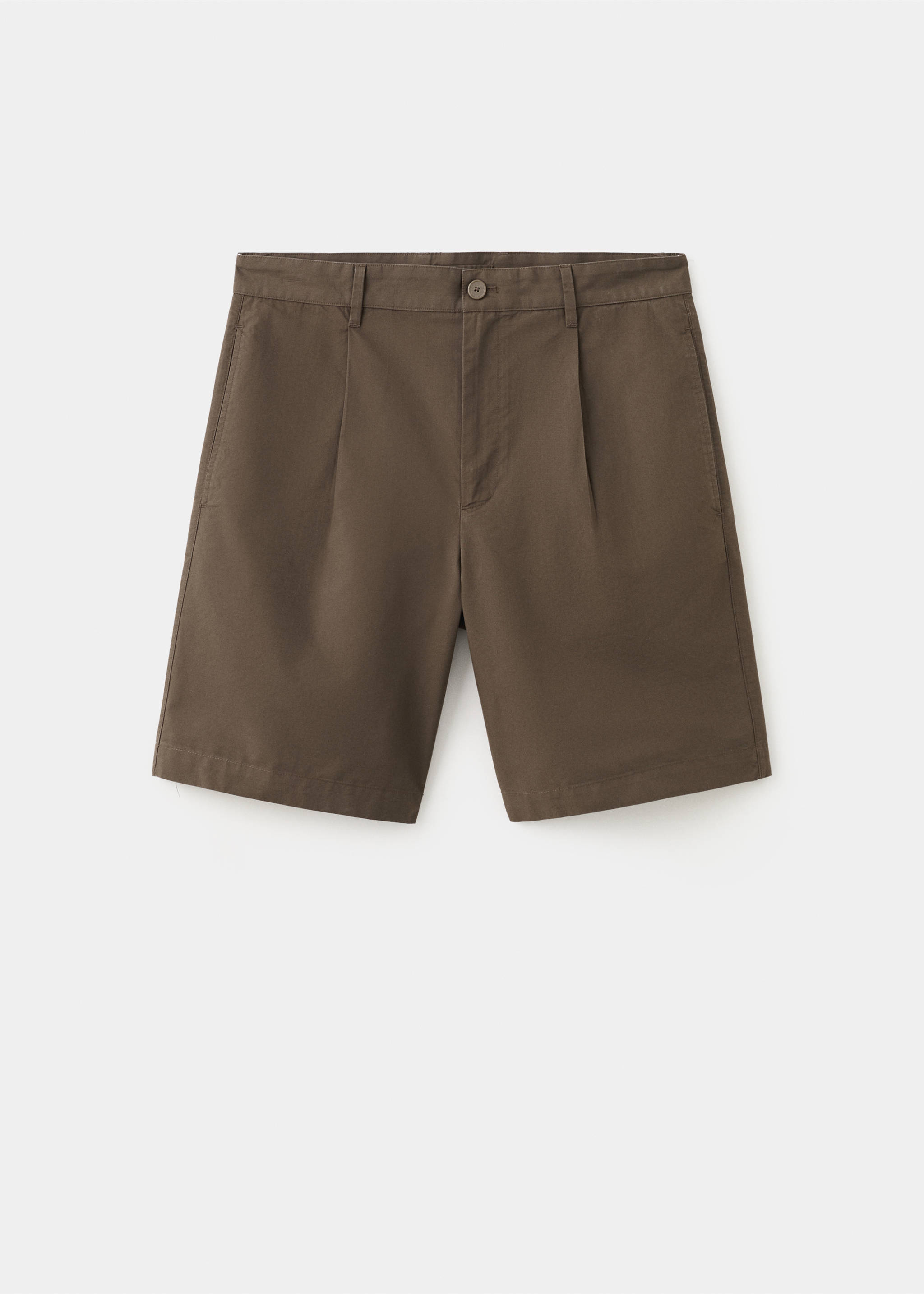 Bermudas algodón lyocell - Artículo sin modelo, Marrón. Ref: 37042890-00.