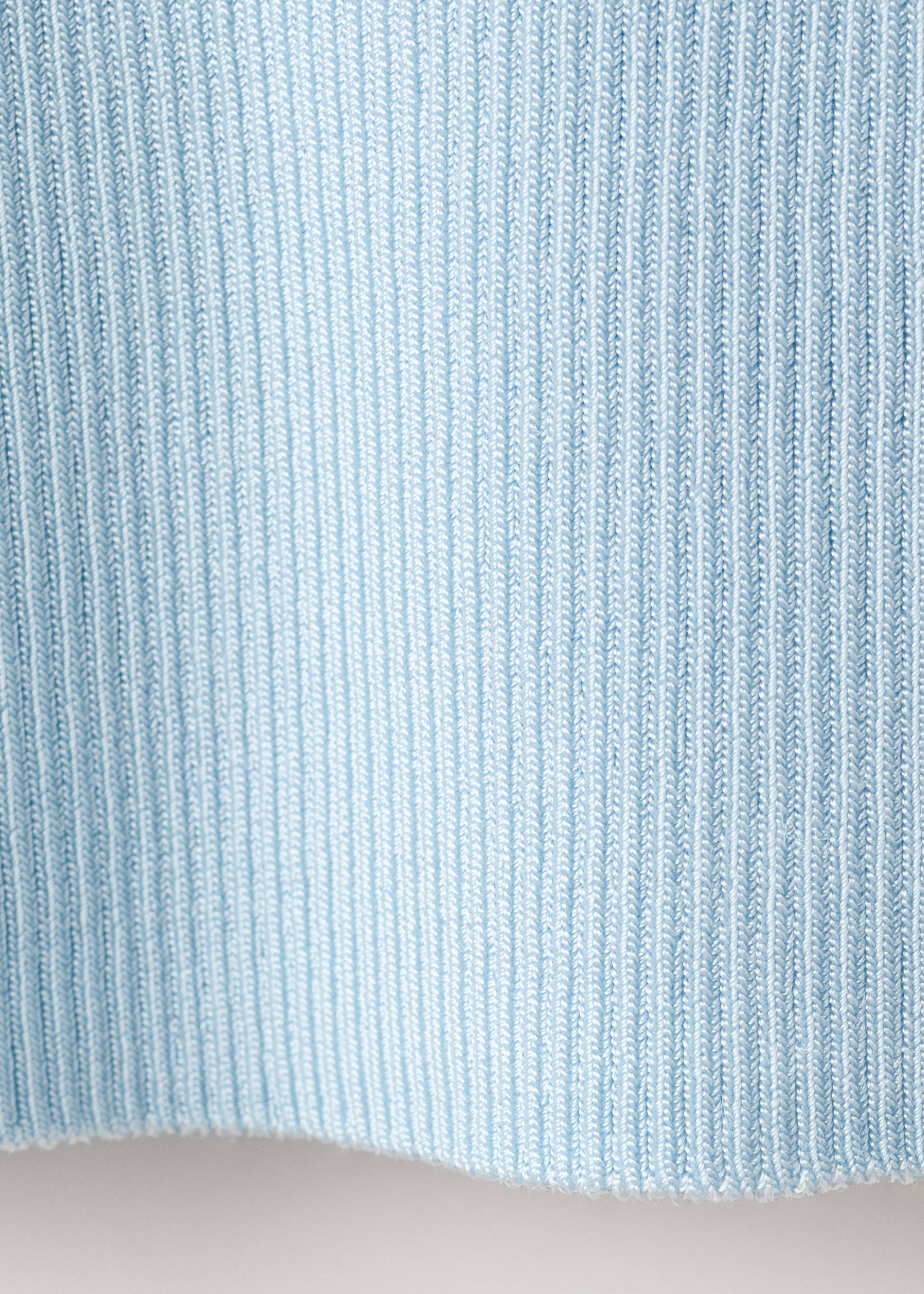 Fitted ribbed top - Details of the article 0