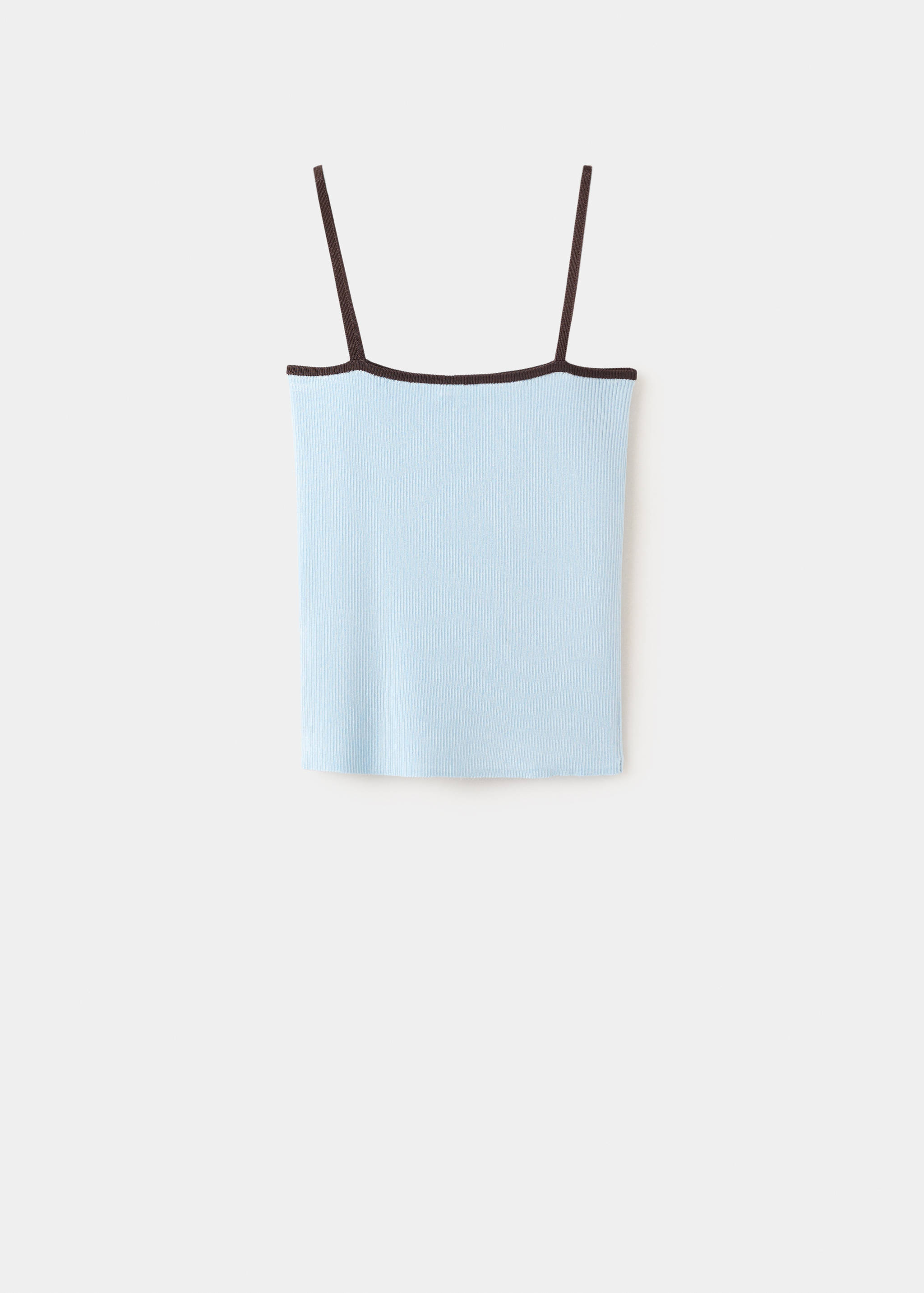 Fitted ribbed top - Article without model