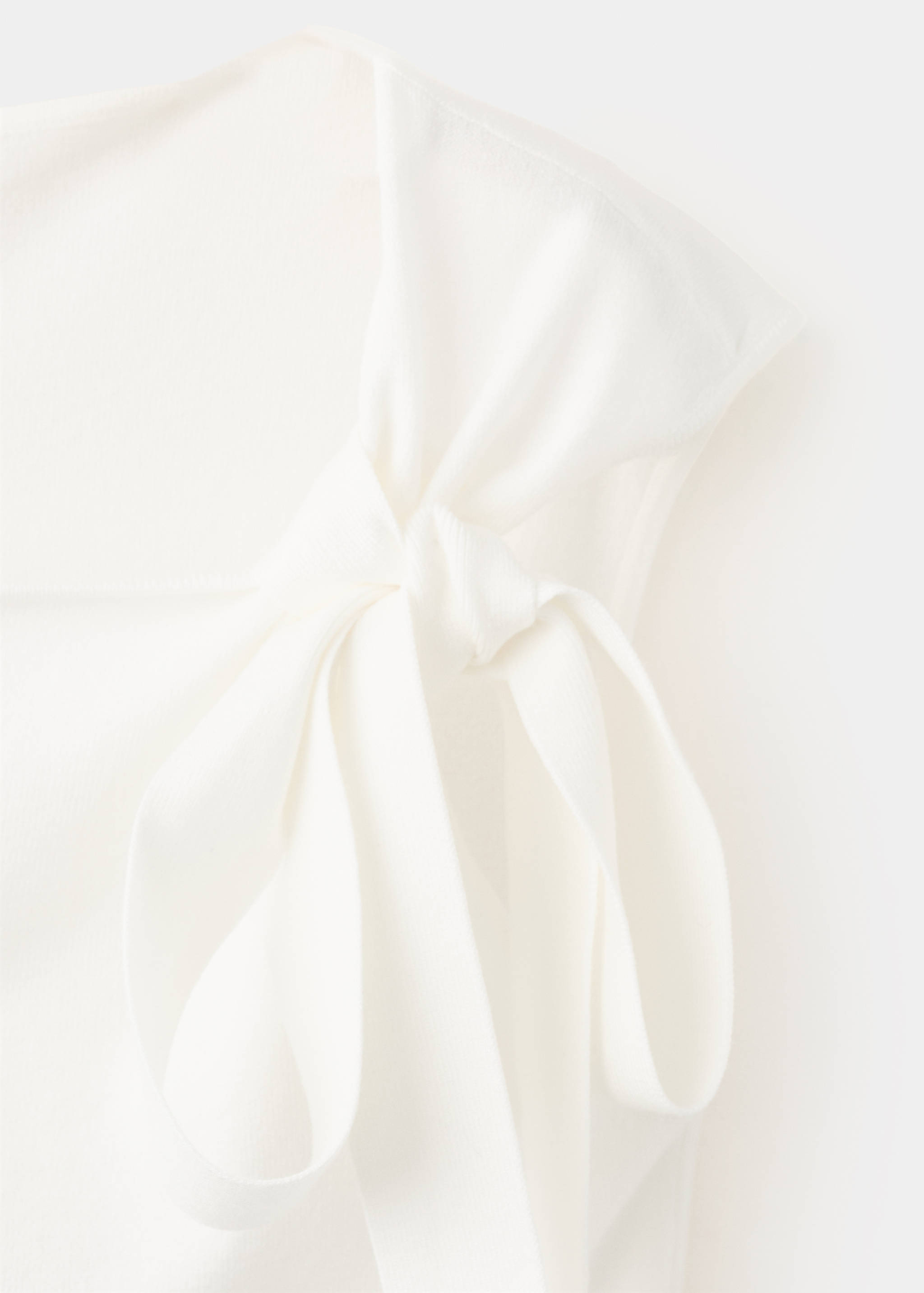 Fine knit jumper with bow detail - Details of the article 8