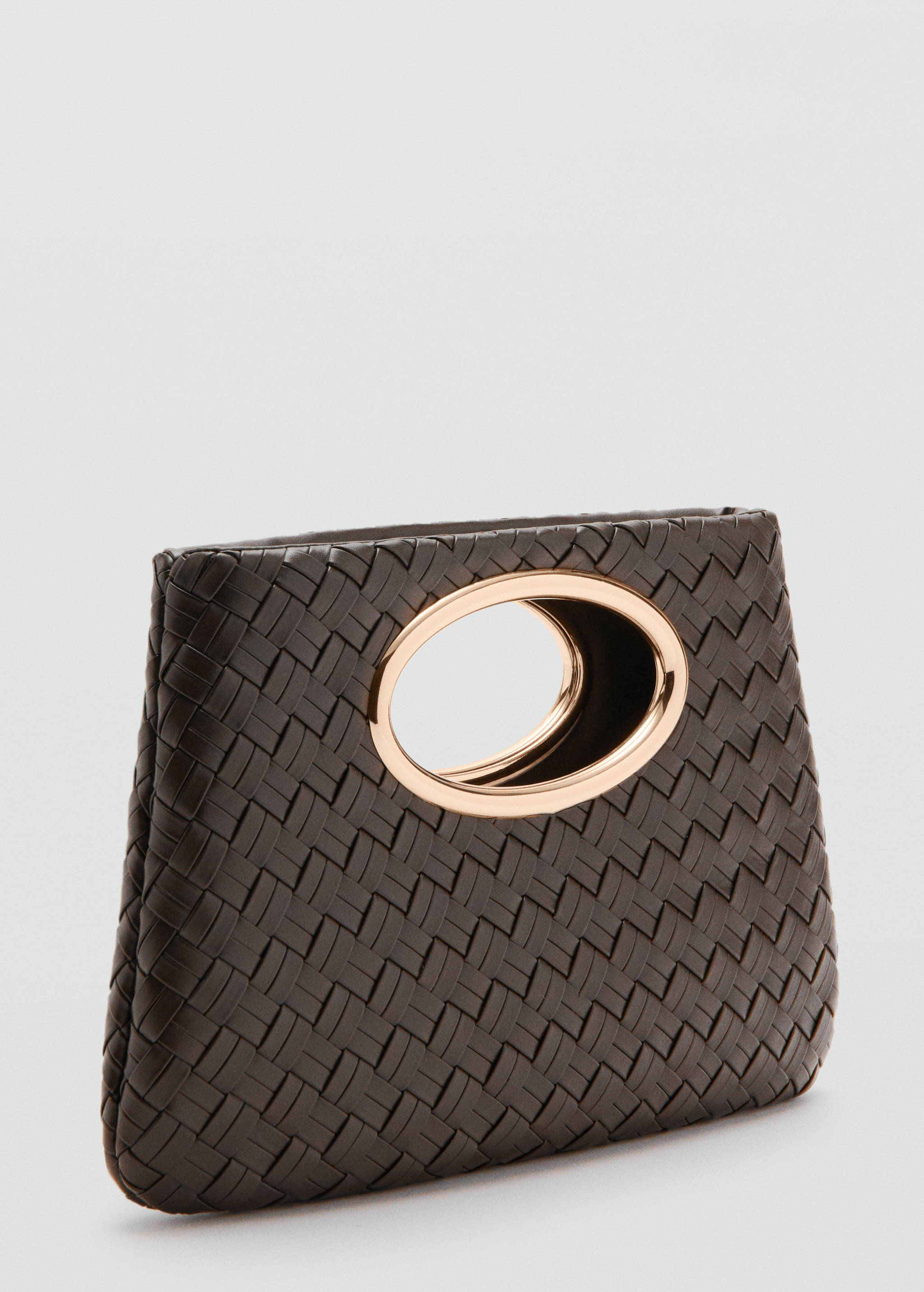 Braided handbag - Medium plane