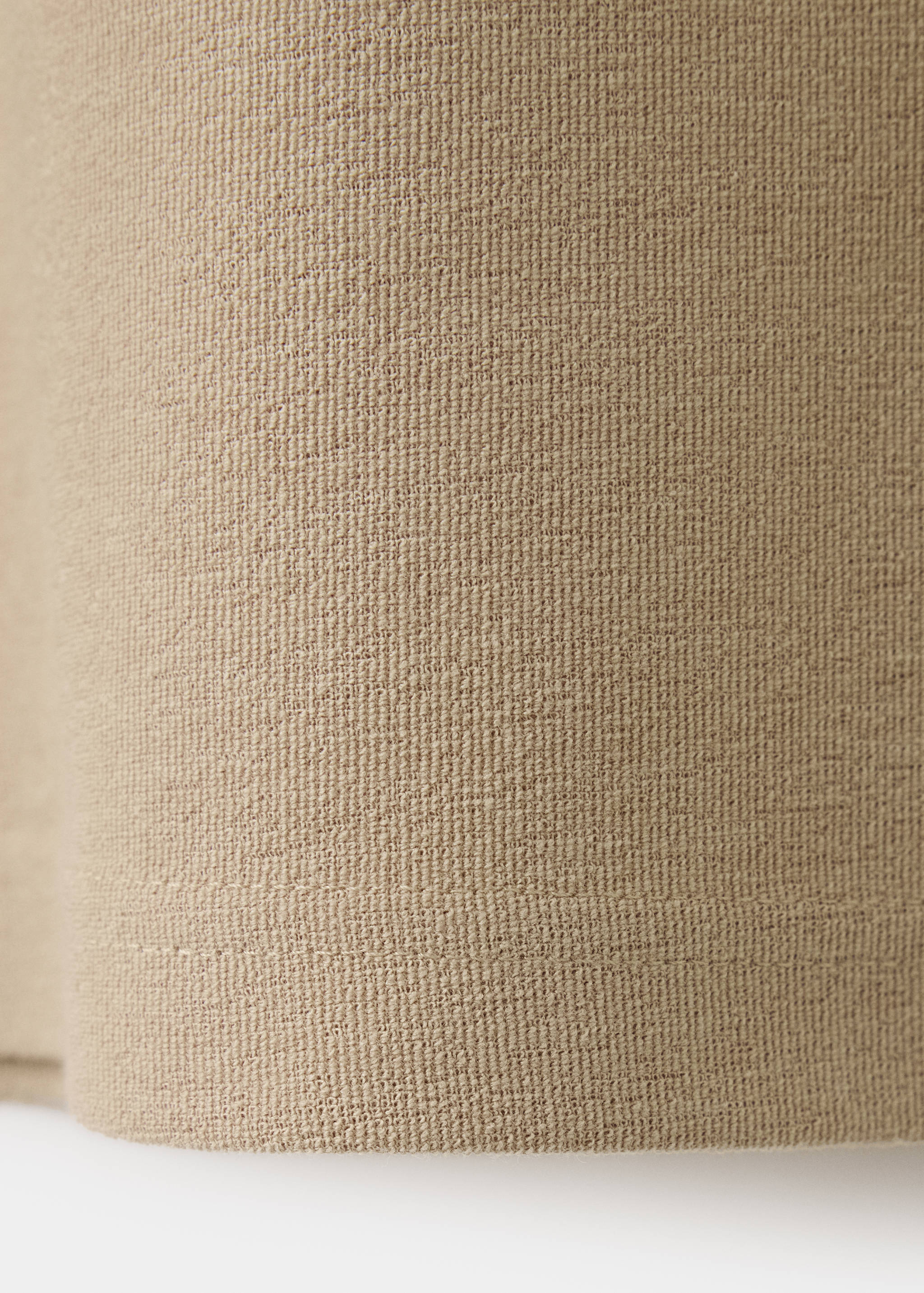 Textured cotton blend polo - Details of the article 0