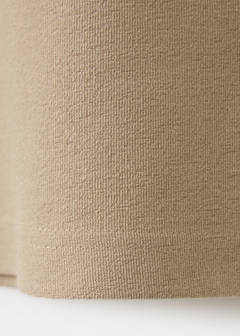 Textured cotton blend polo — Beige 8
