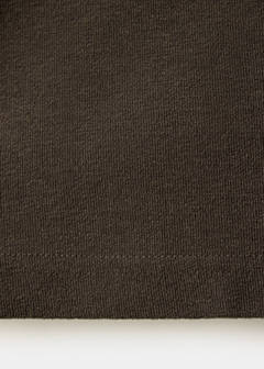Textured cotton blend polo — Brown 9