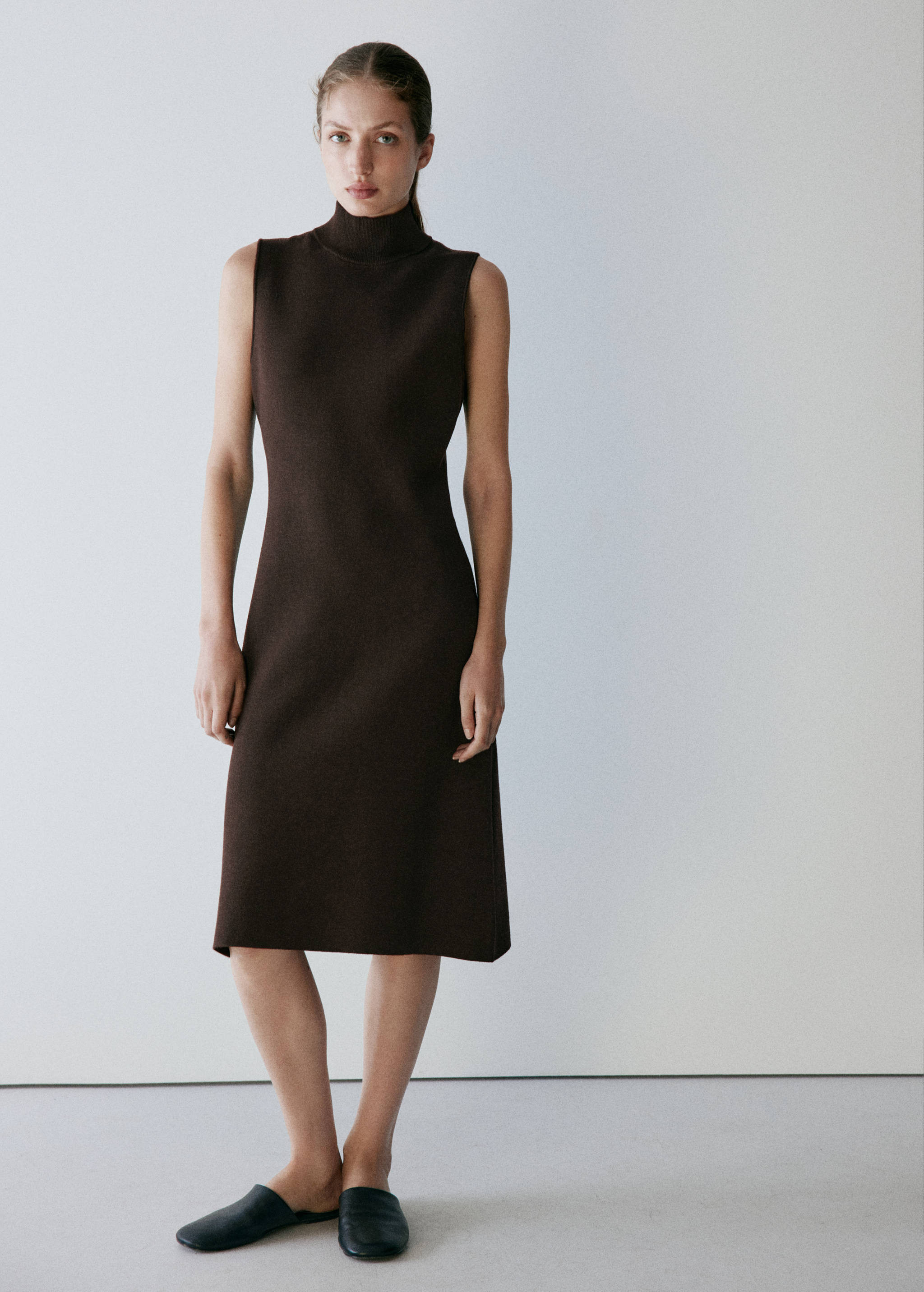 Milano knit midi dress - General plane