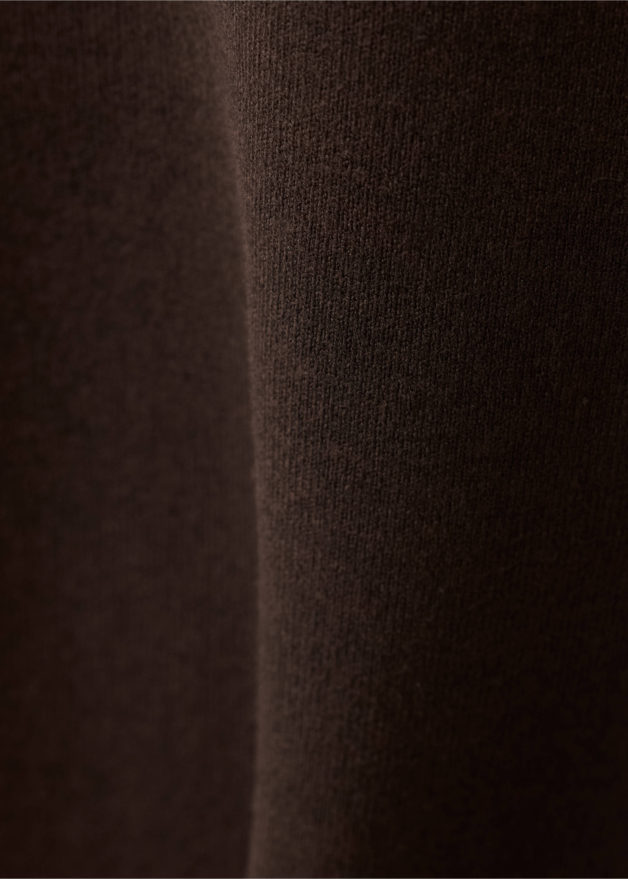 Milano knit midi dress - Details of the article 0, Chocolate. Ref: 37042899-00.