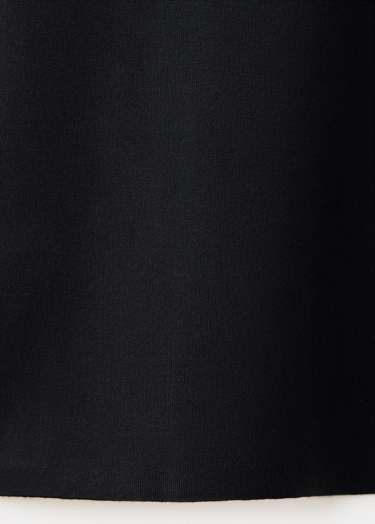 Milano knit midi dress — Black