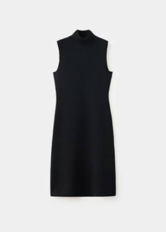 Milano knit midi dress — Black 5