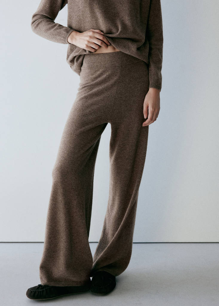 100% Cashmere Trousers