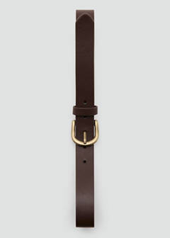 Faux-leather belt — Brown 5