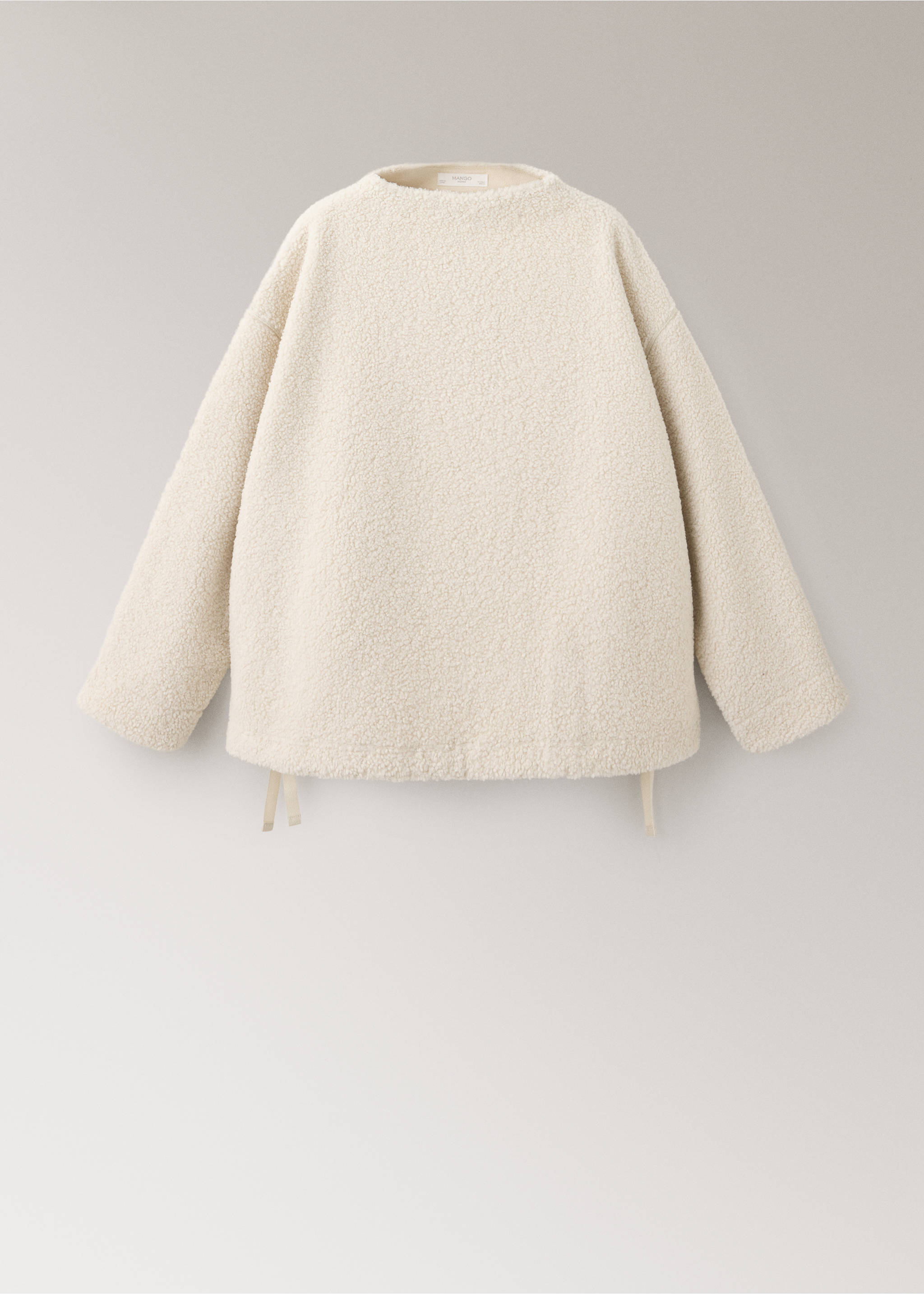 Adjustable low shearling jumper - Article without model, Beige. Ref: 37042914-00.