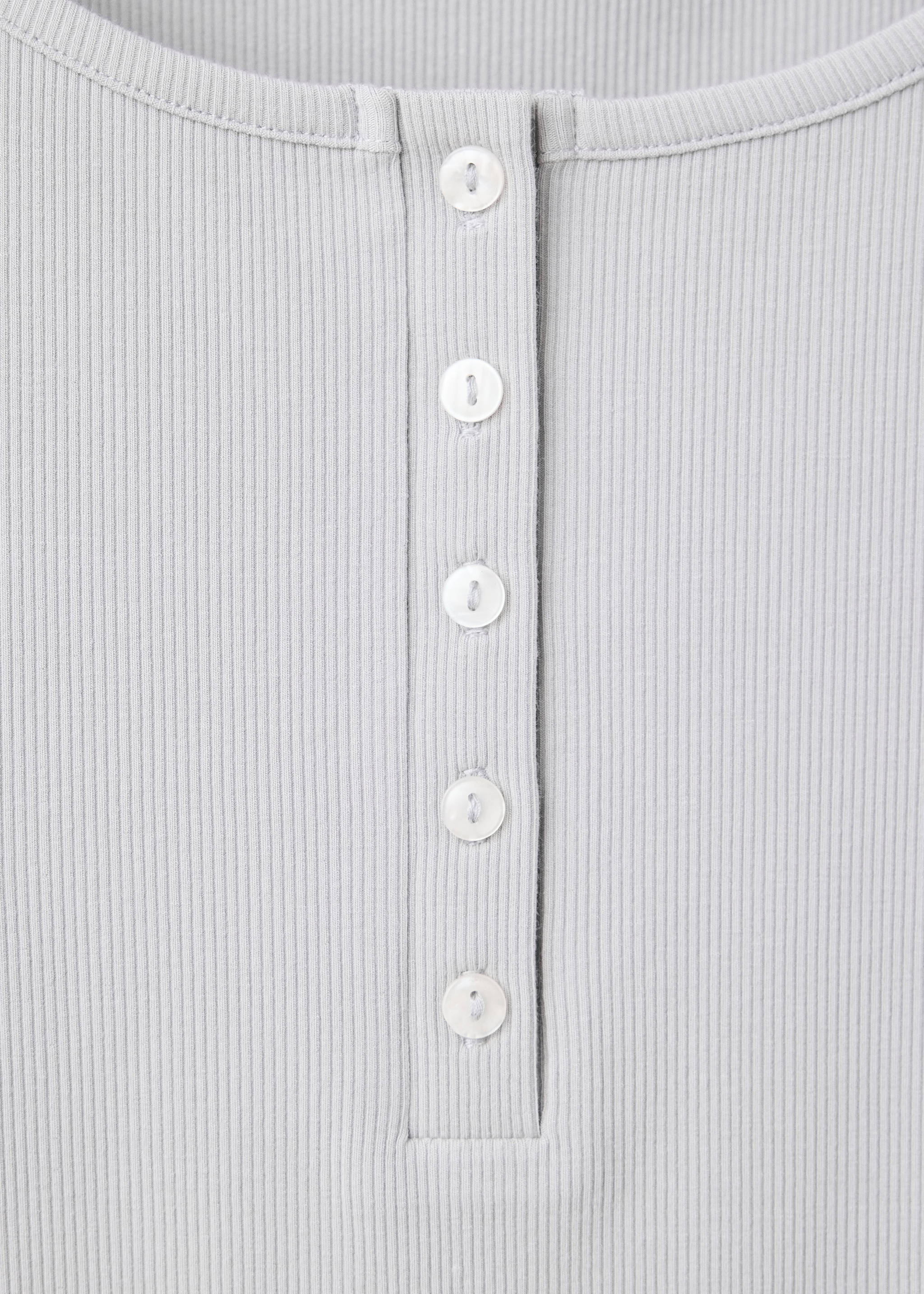 Camiseta manga larga botones - Detalle del artículo 8