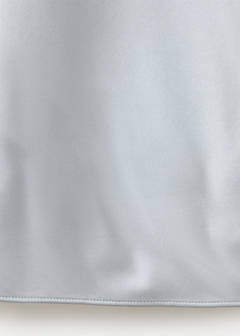 Silk strapless nightgown — Silver 6