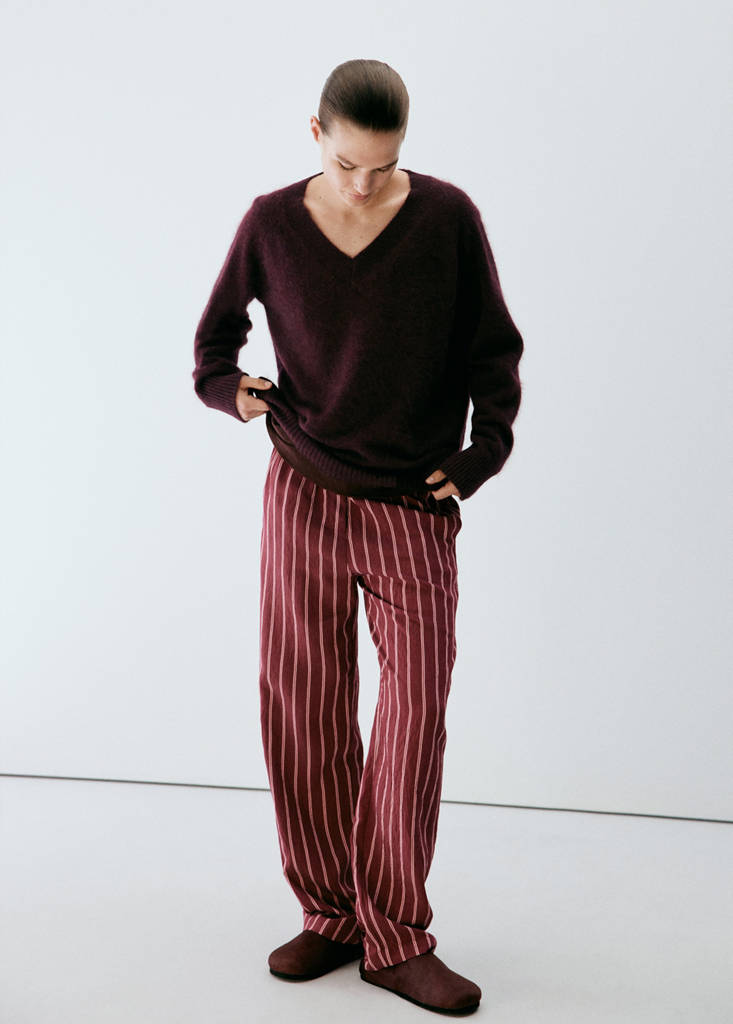 100% cashmere pyjama sweater