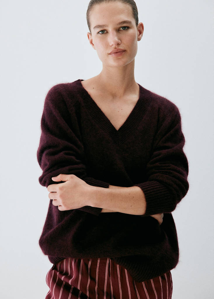 100% cashmere pyjama sweater - thumbnail 2