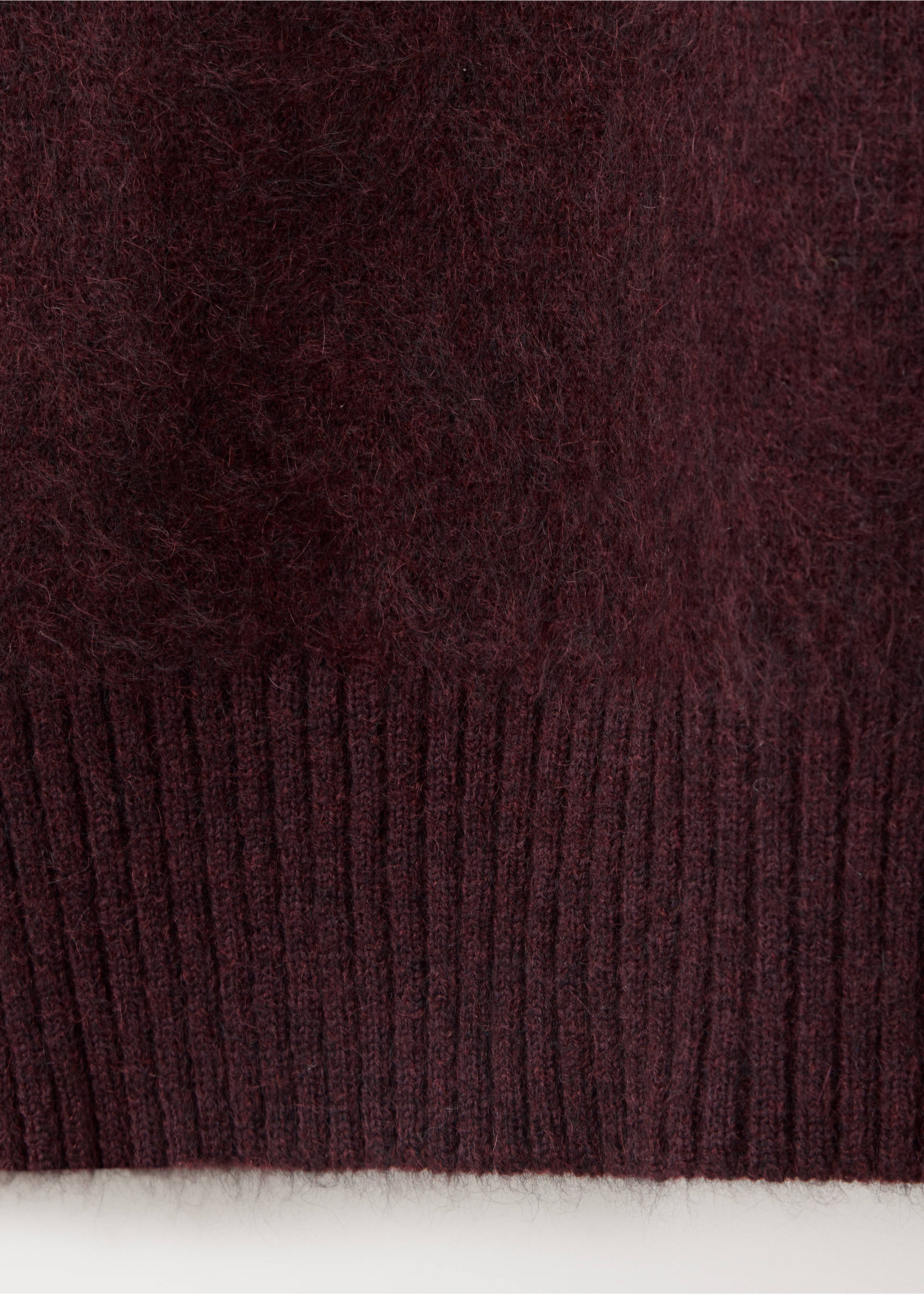 100% cashmere pajama jersey - Details of the article 0, Burgundy. Ref: 37042921-00.