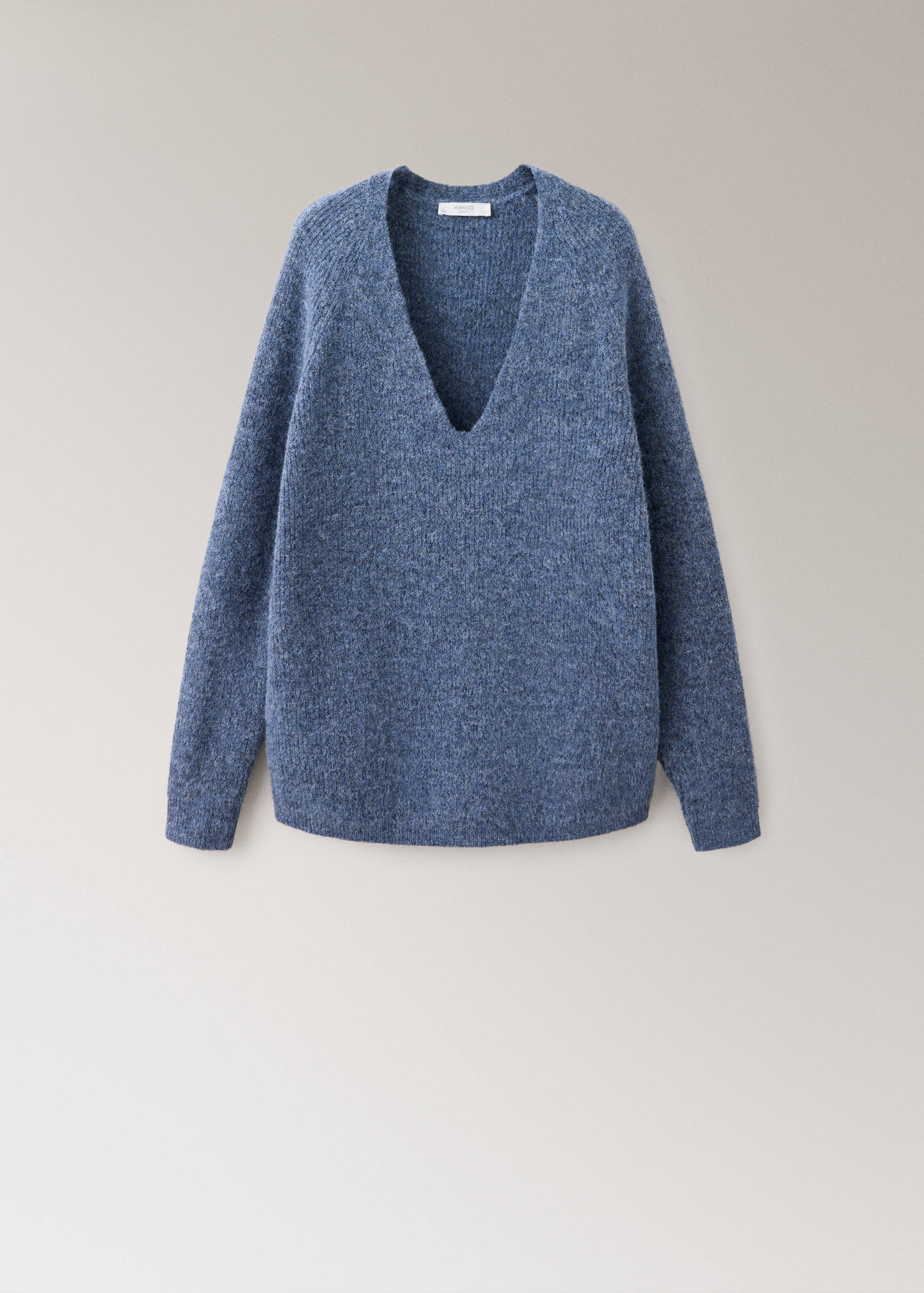 Jersey oversize cuello pico - Artículo sin modelo
