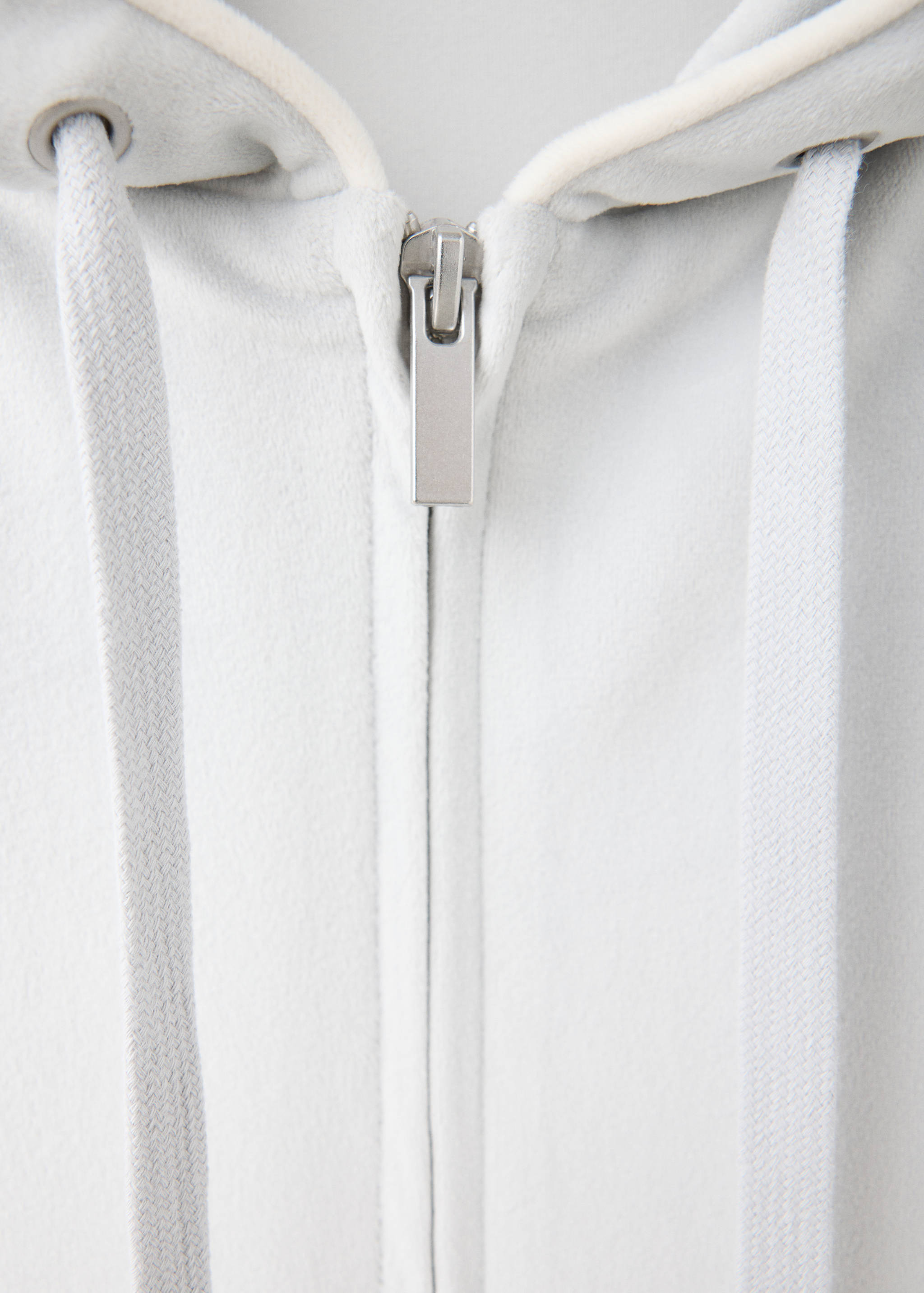 Velour sweatshirt with soft touch - Details of the article 8