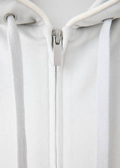Velour sweatshirt with soft touch — Grey 8