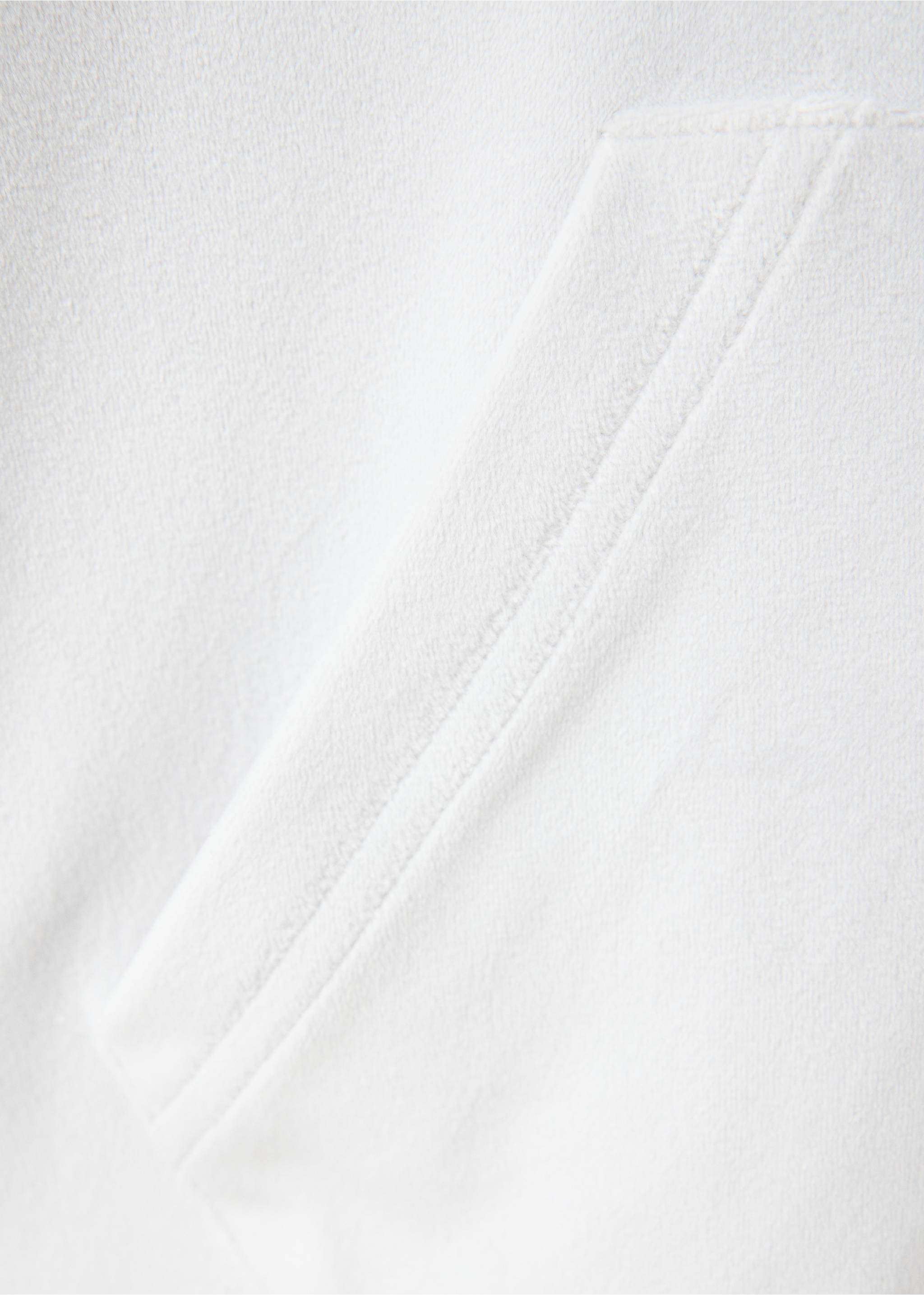 Velour sweatshirt with soft touch - Details of the article 0, Grey. Ref: 37042924-00.