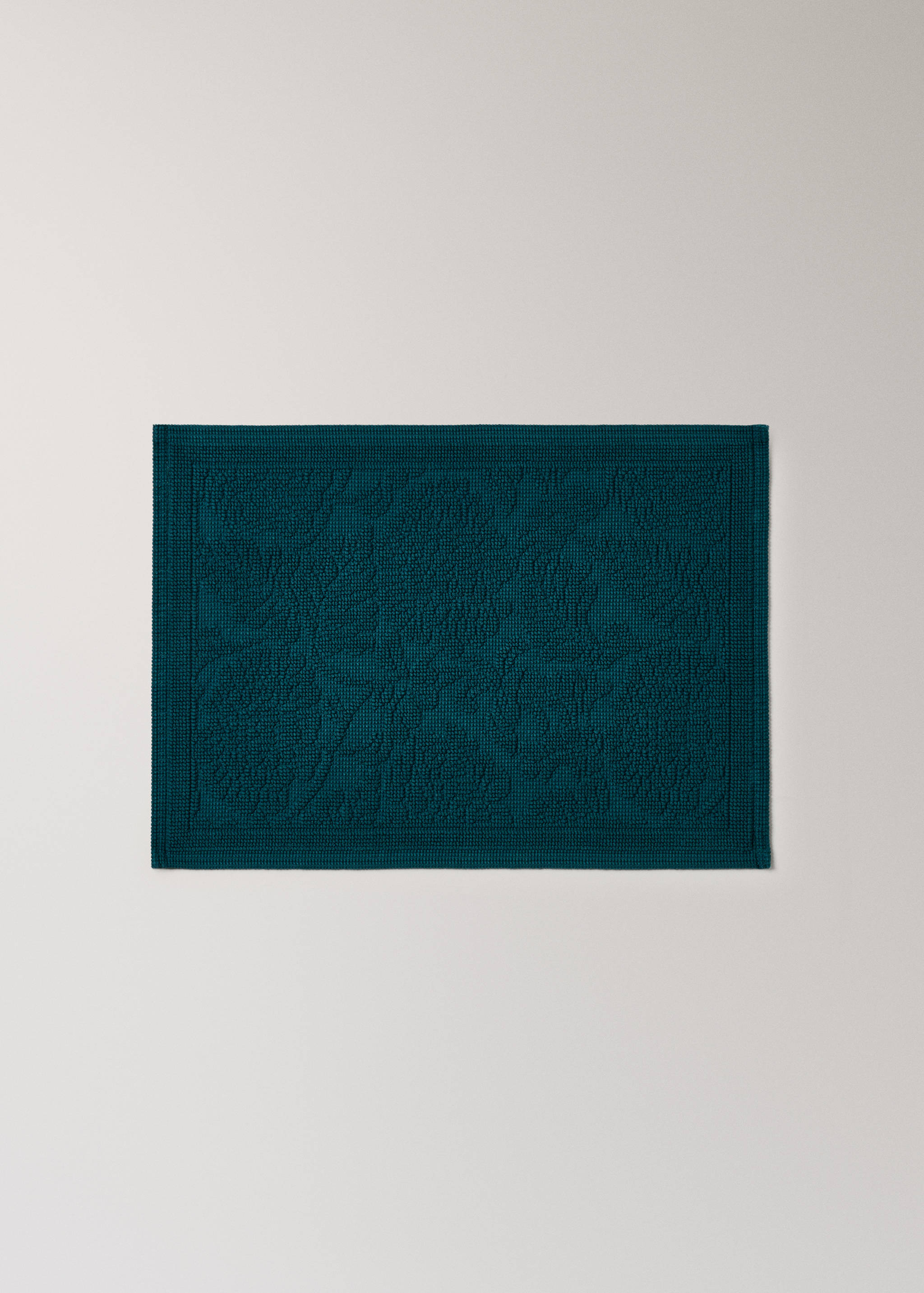 Cotton jacquard bath rug - Article without model