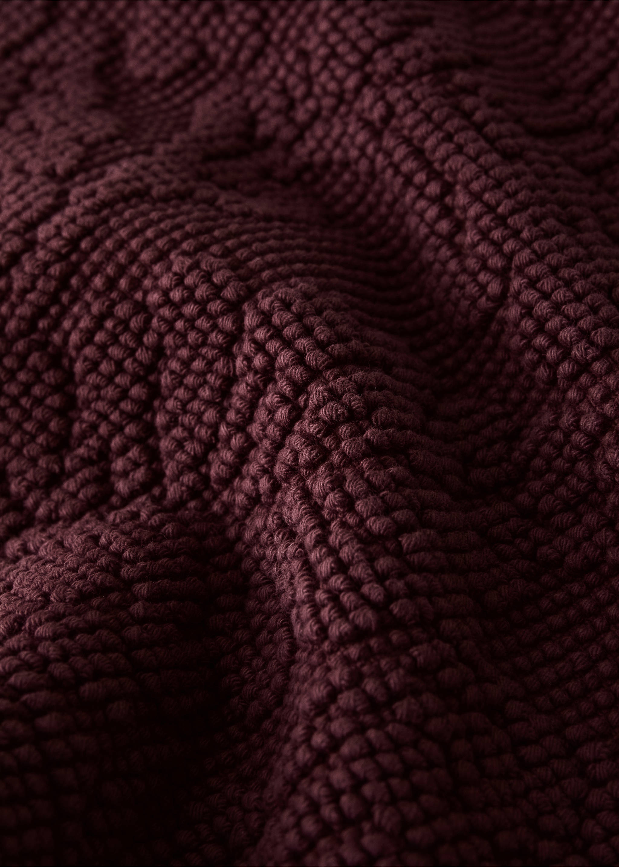 Cotton jacquard bath rug - Details of the article 1, Cherry. Ref: 37042926-00.