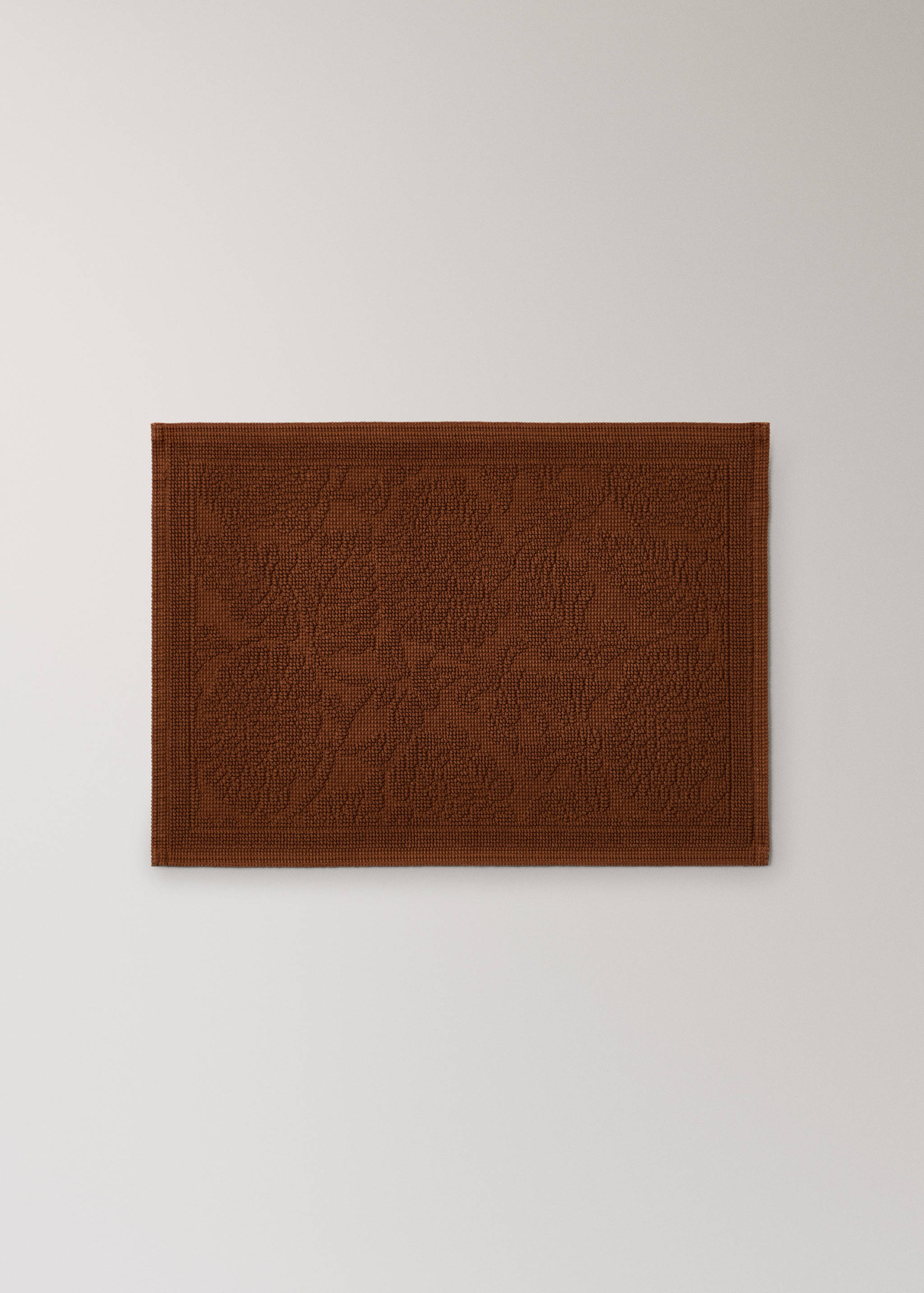 Cotton jacquard bath rug - Article without model