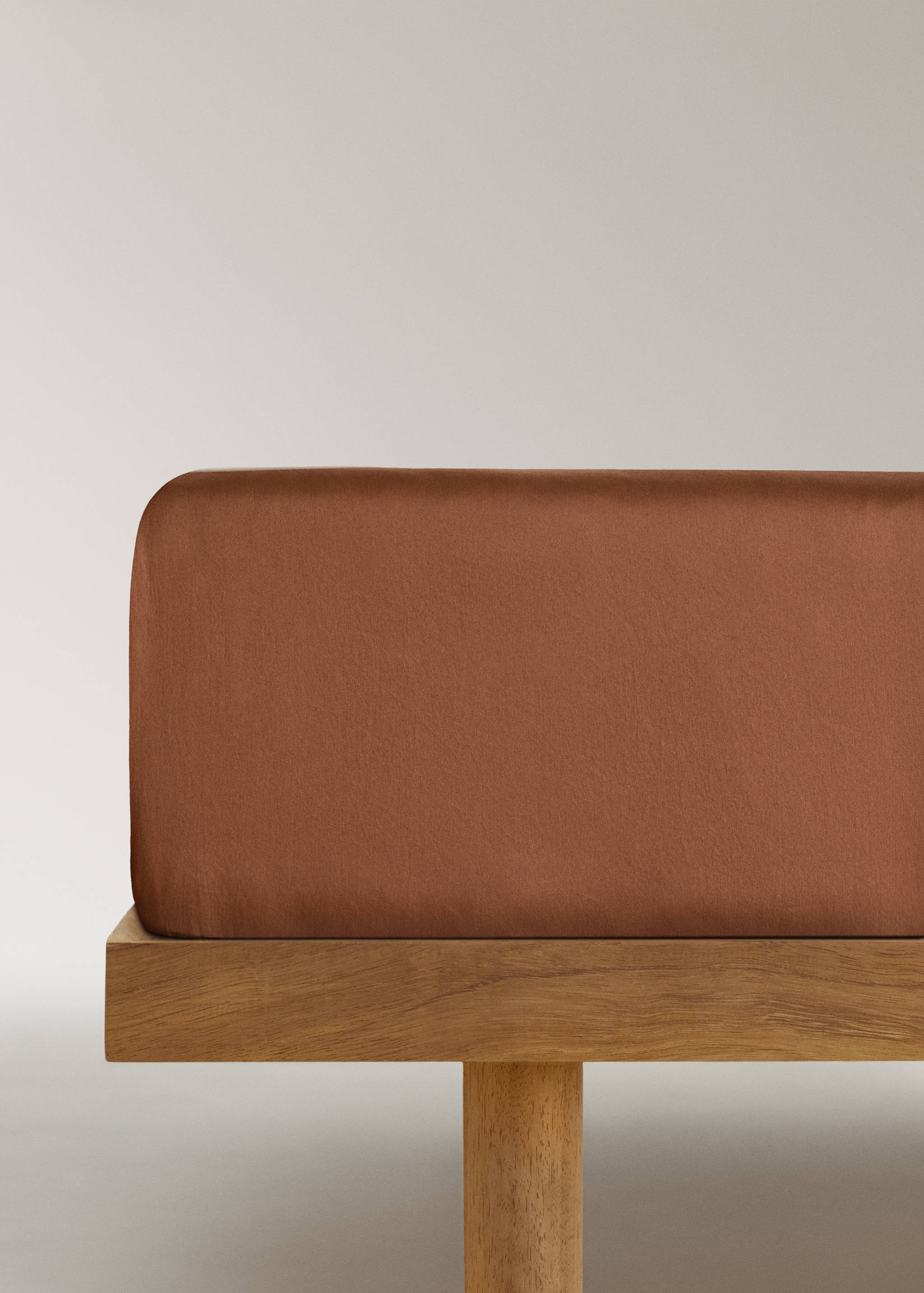Percale cotton fitted sheet for 90 cm bed - Article without model