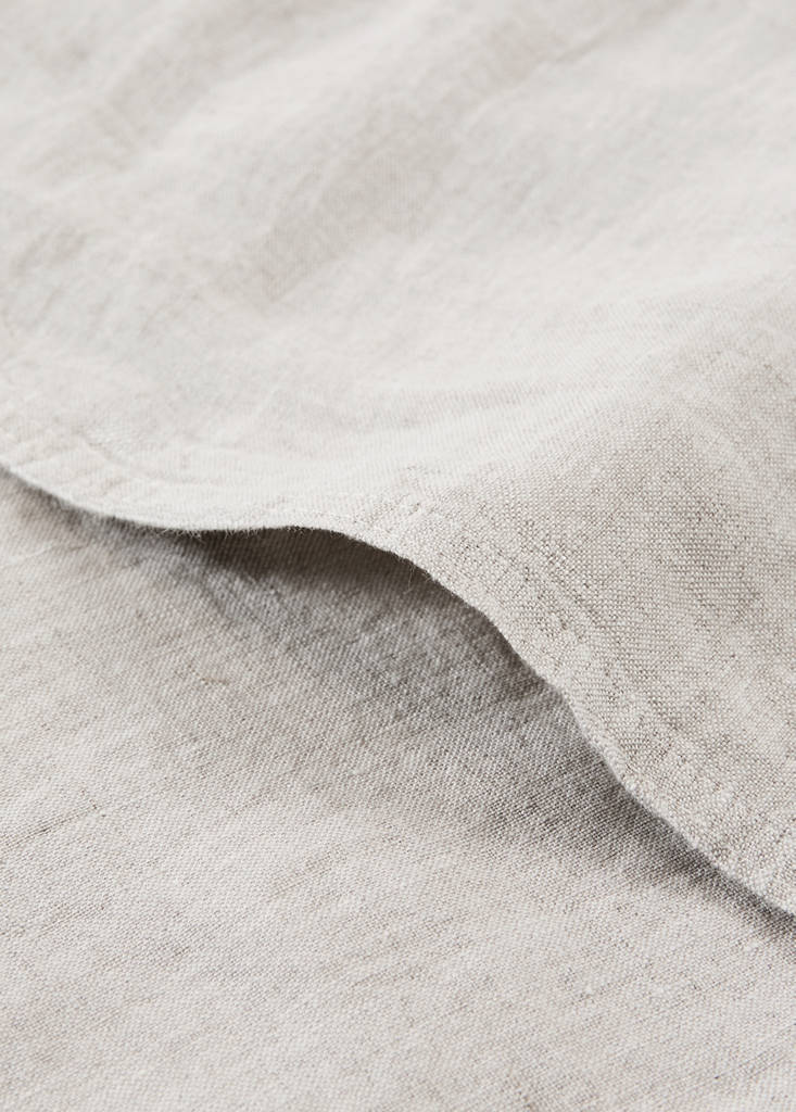Washed linen pillowcase 45x110 cm — Sand