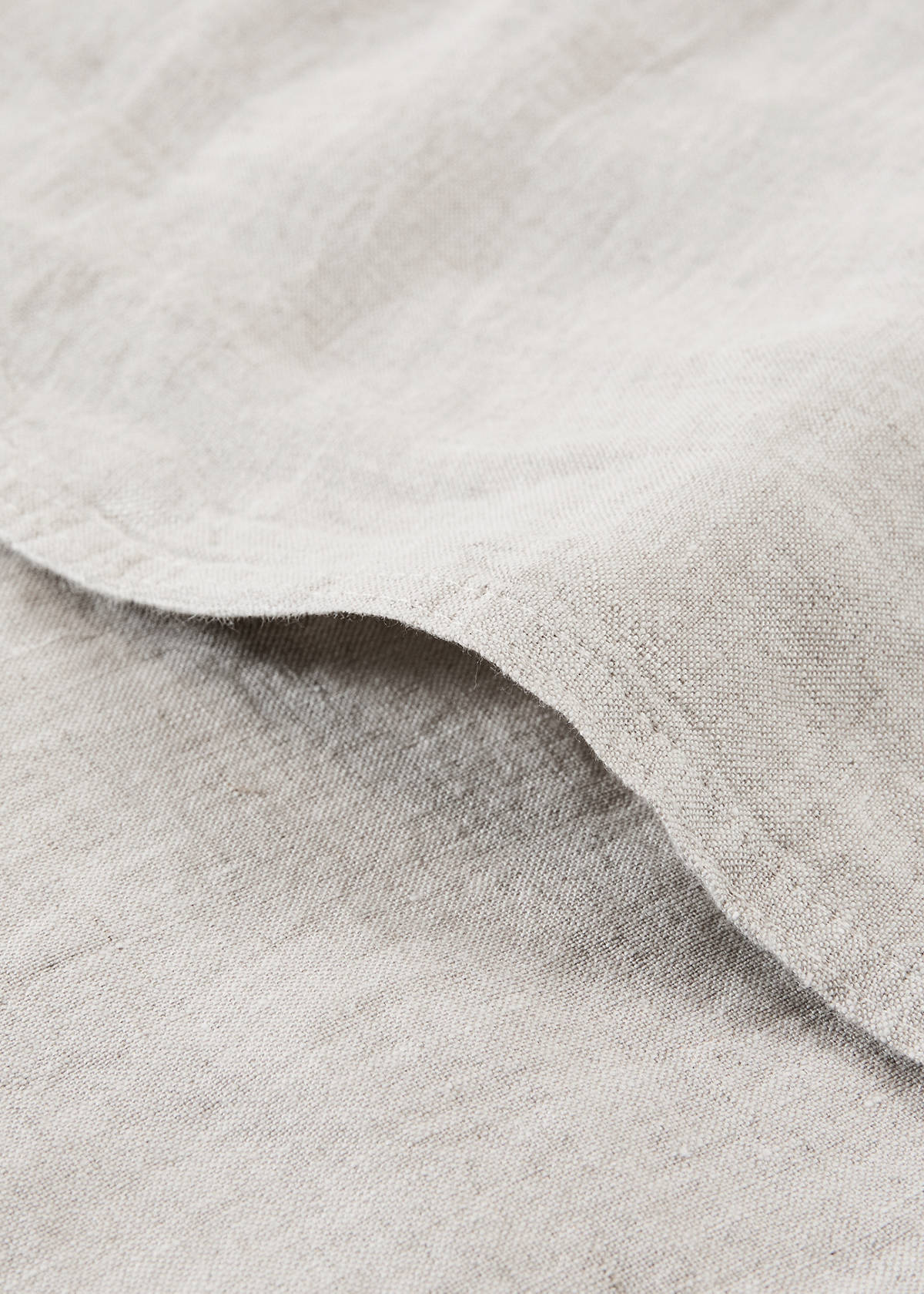 Washed linen pillowcase 45x110 cm — Sand