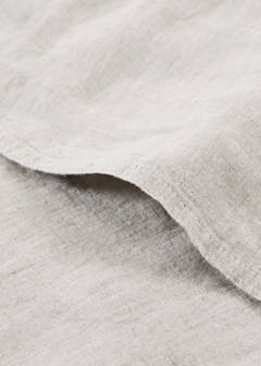 Washed linen pillowcase 45x110 cm — Sand 2
