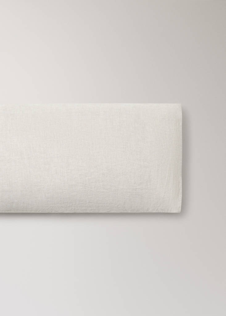 Washed linen pillowcase 45x110 cm — Sand