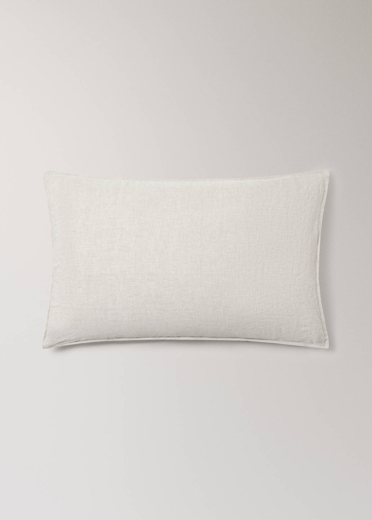 Two washed linen pillowcases 50x75 cm — Sand