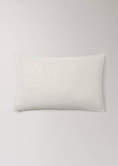 Two washed linen pillowcases 50x75 cm — Sand 6