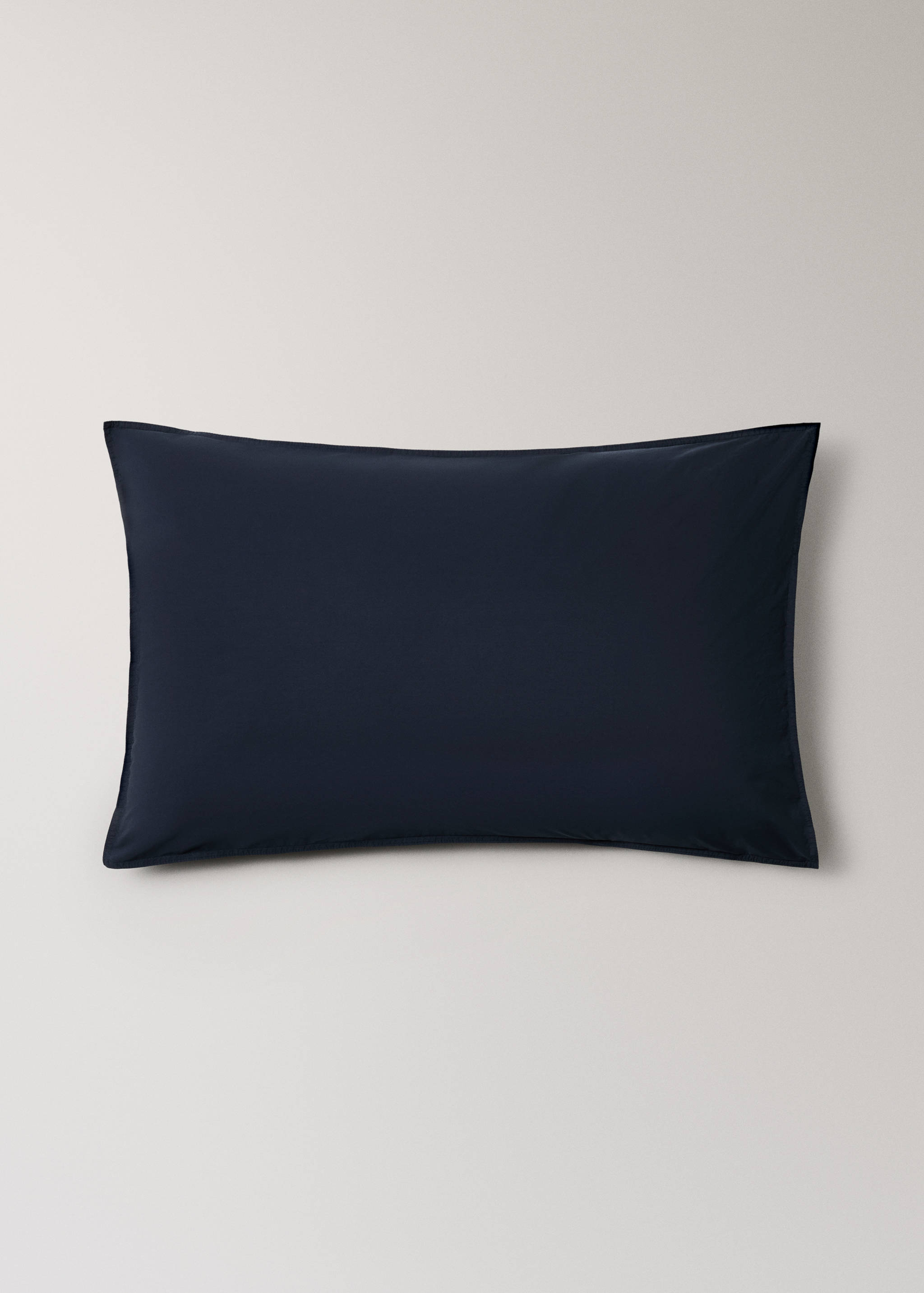 100% cotton poplin garment-dyed pillowcase 50x75 cm - Article without model
