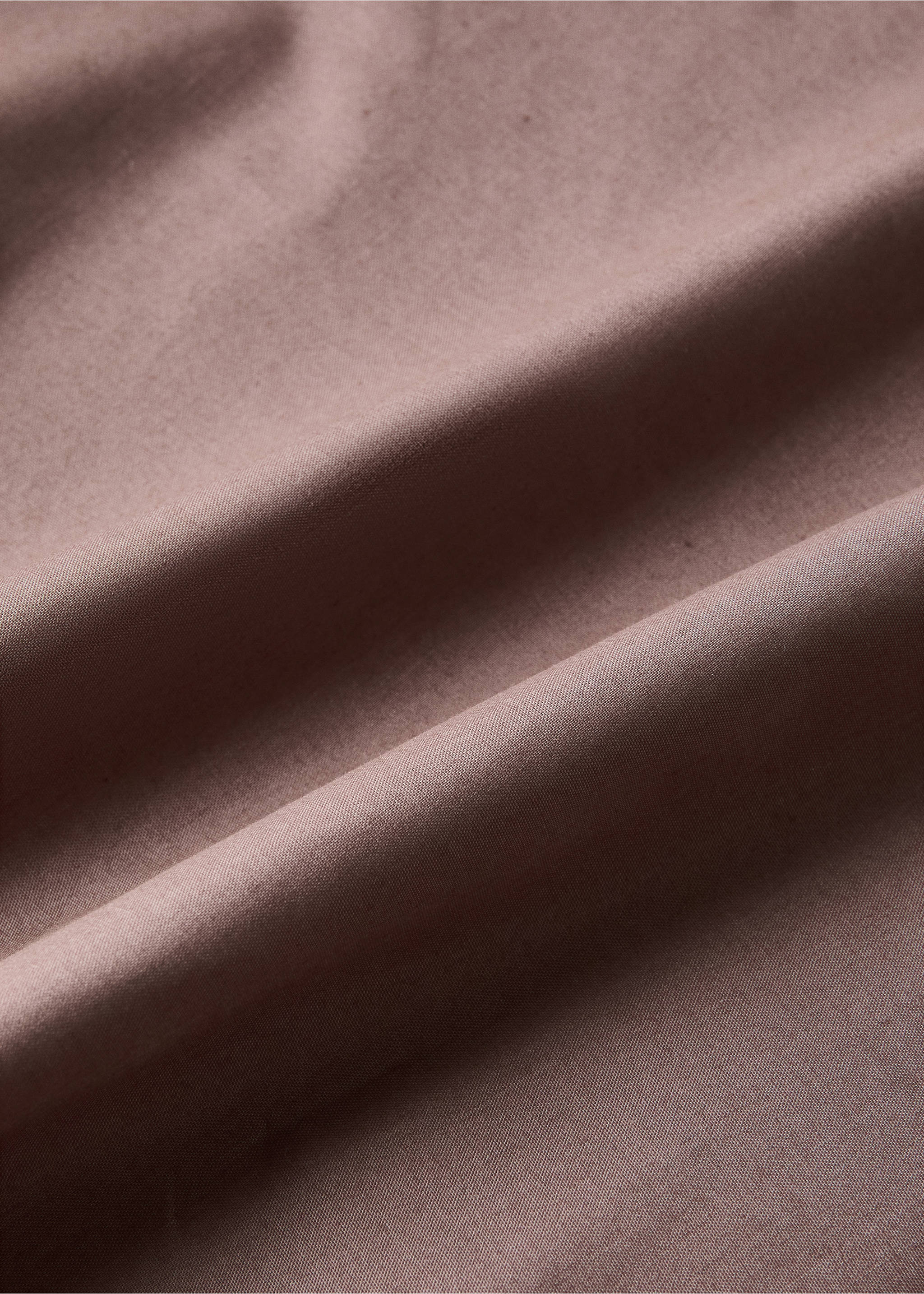 Drap-housse percale de coton 200 fils lit 180 cm - Détail de l'article 1, Marron. Ref: 37042953-00.