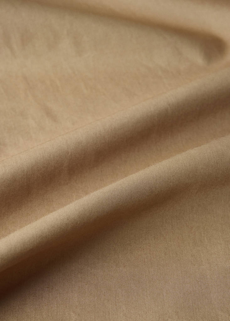 Spannbettlaken aus Baumwoll-Perkal, 300er Fadendichte, 180 cm Bett — Tobacco-Braun