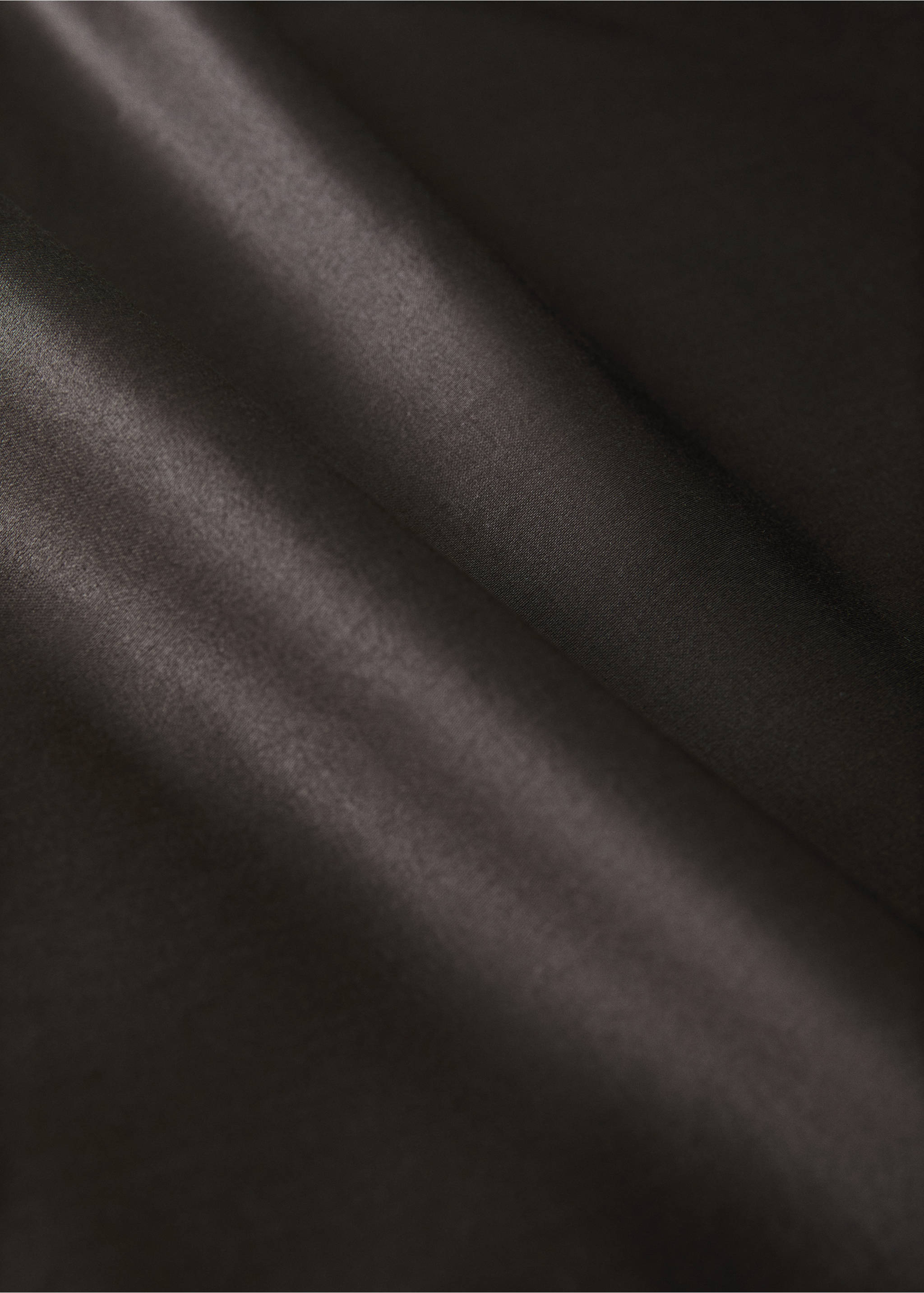 600 threads count satin cotton duvet cover King bed - Details of the article 1, Brown. Ref: 37043060-00.