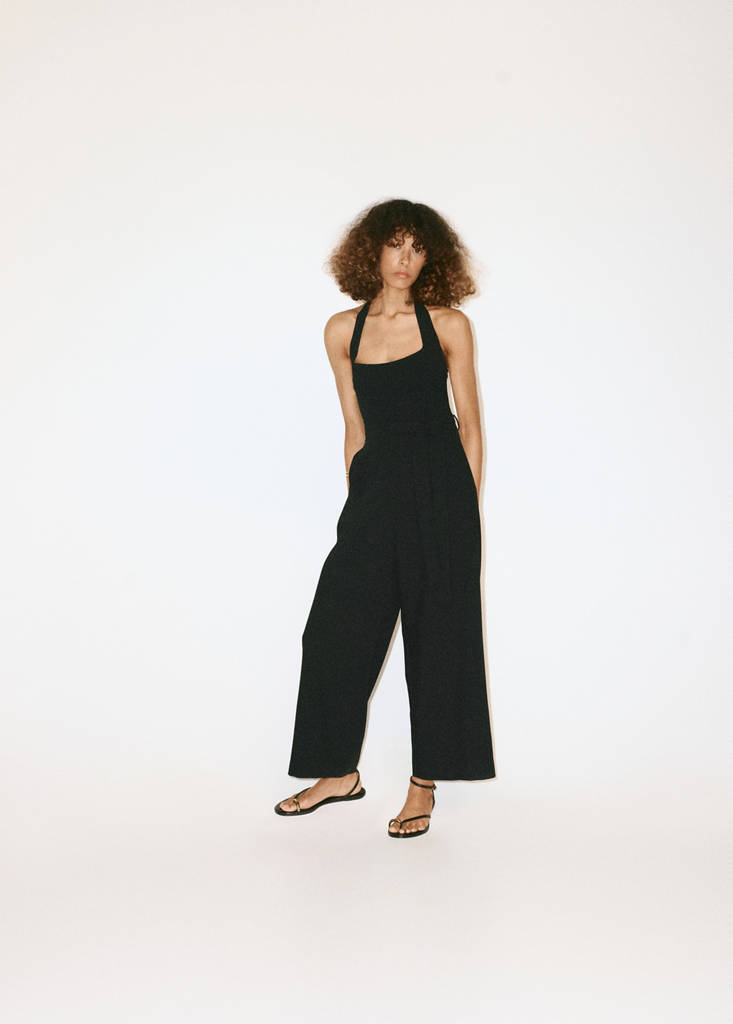Tuta Collo Halter Cintura