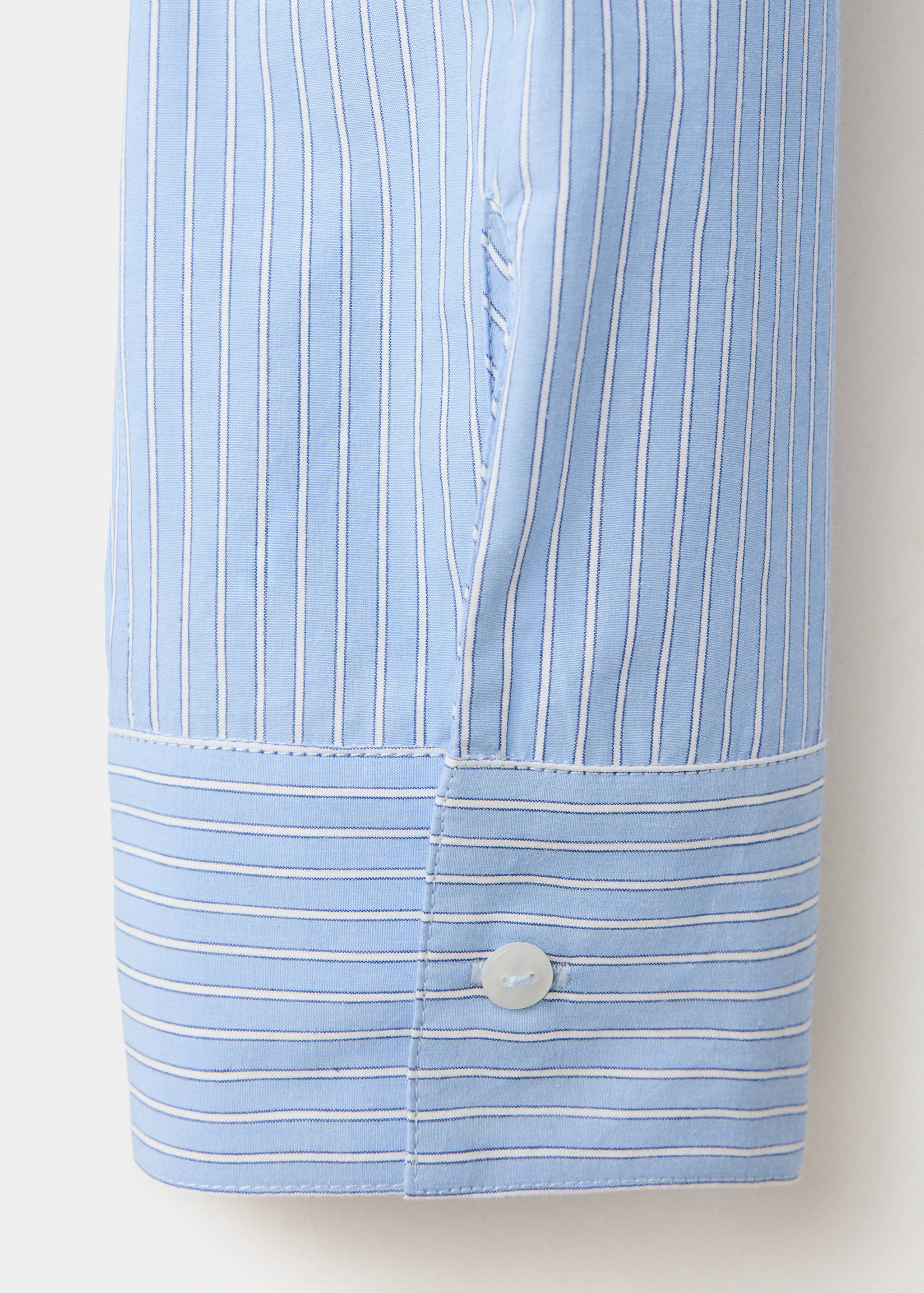 100% cotton striped shirt - Details of the article 0