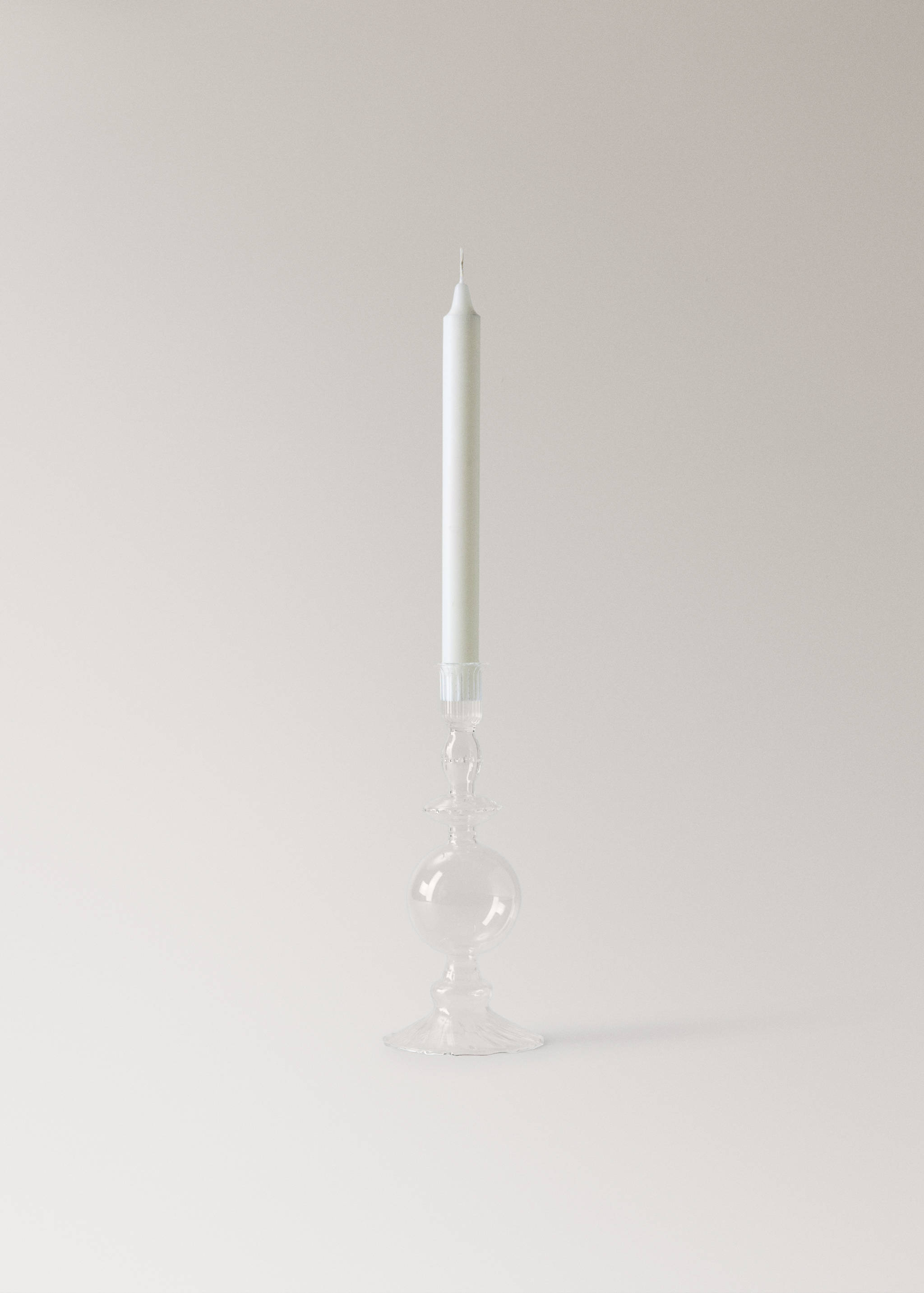 Embossed glass candle holder - Details of the article 3