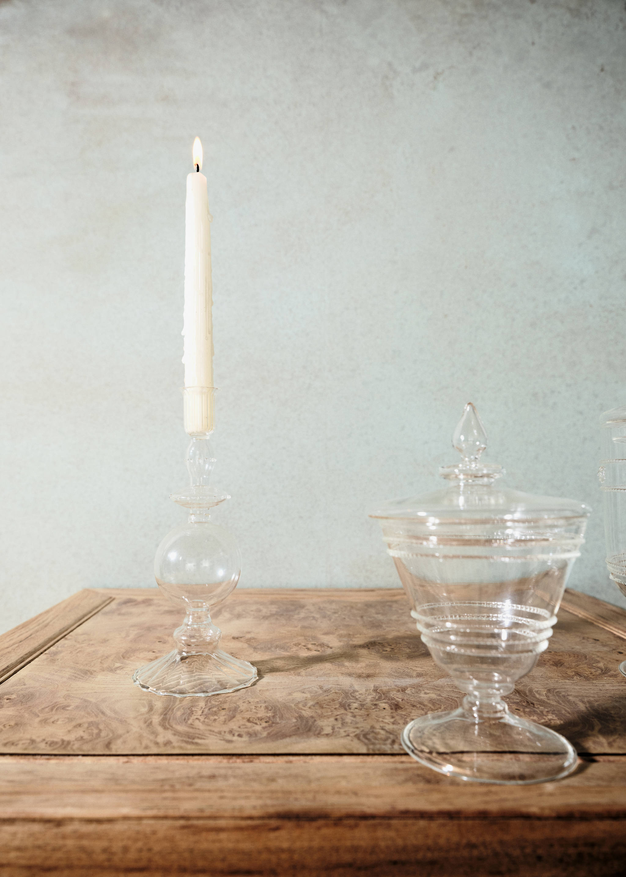 Embossed glass candle holder - Details of the article 5