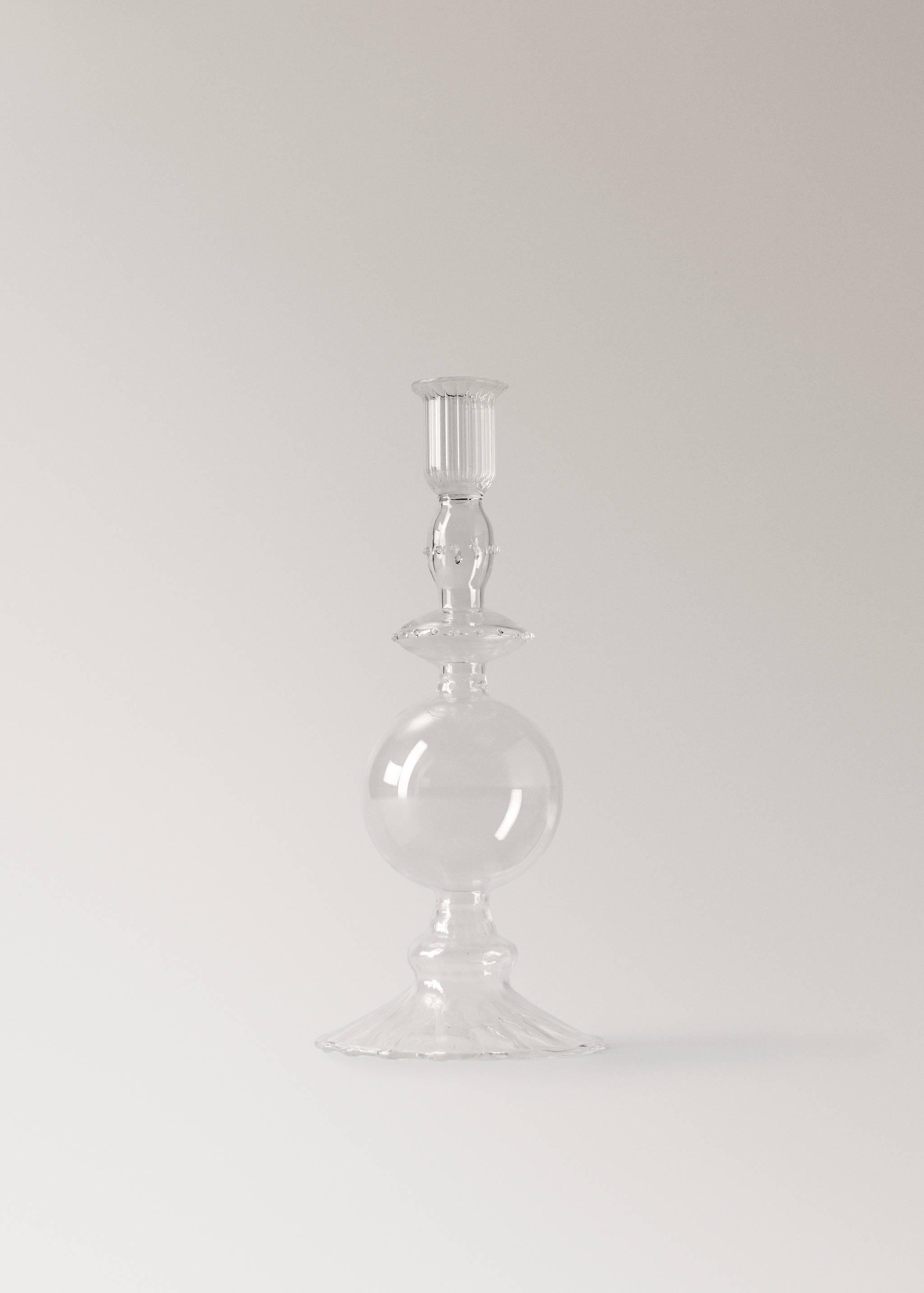 Embossed glass candle holder - Article without model