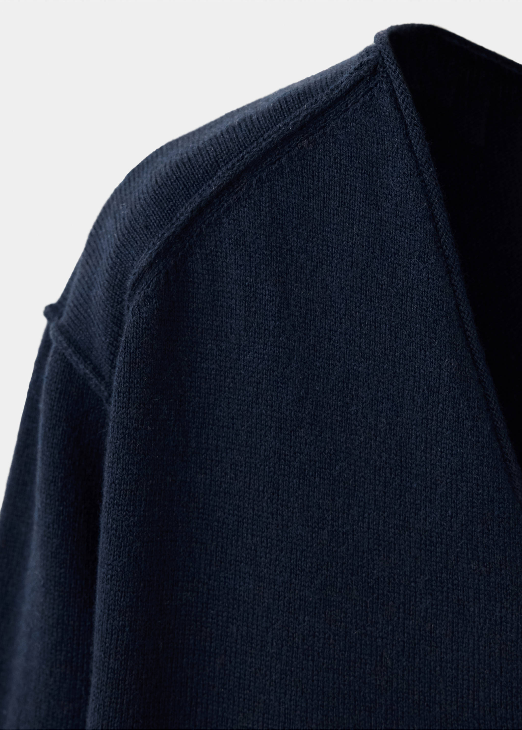 Cardigan maille côtelée - Détail de l'article 0, Bleu marine. Ref: 37043283-00.