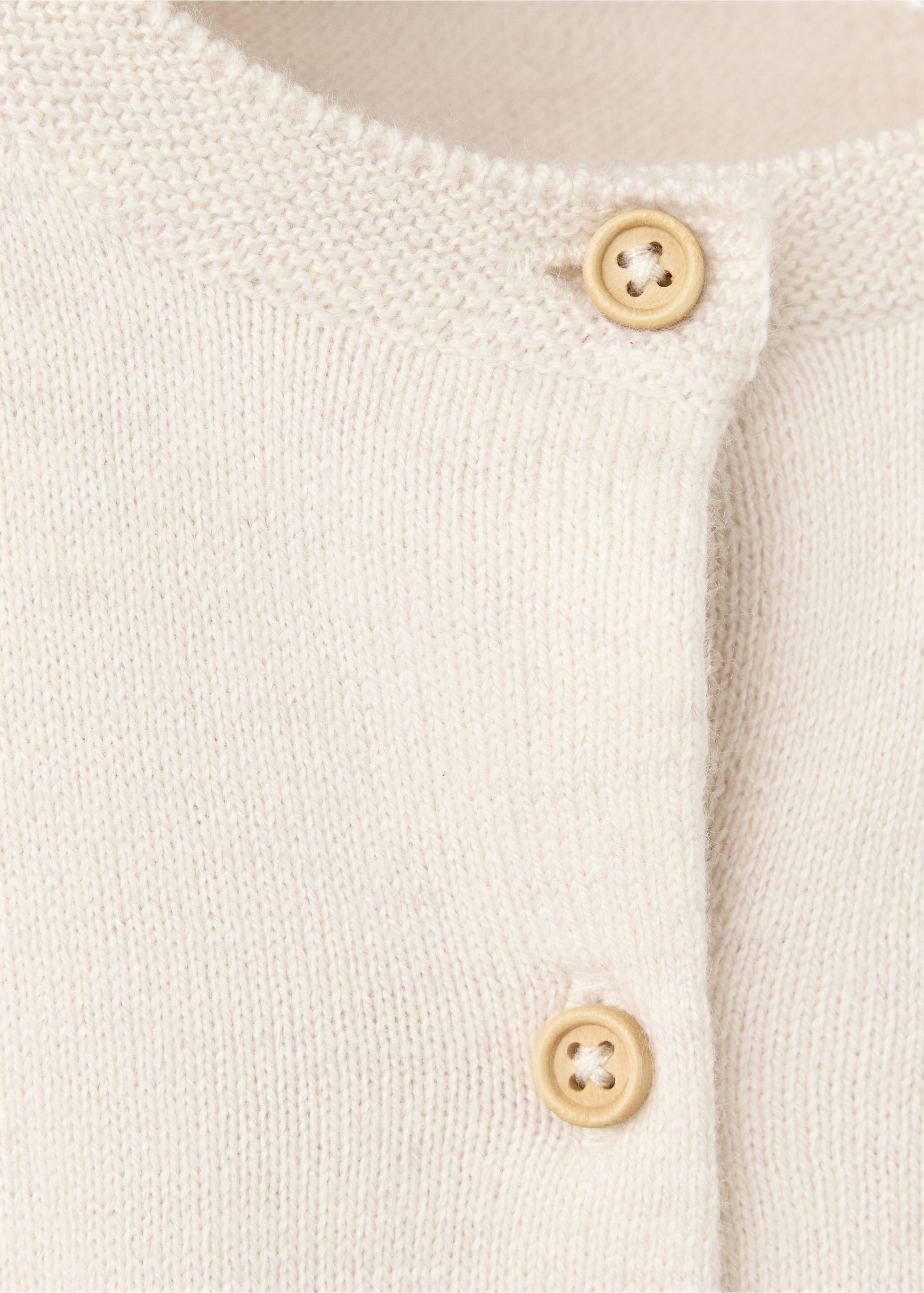 Cardigan maille manches longues - Détail de l'article 8, Sable. Ref: 37043284-00.