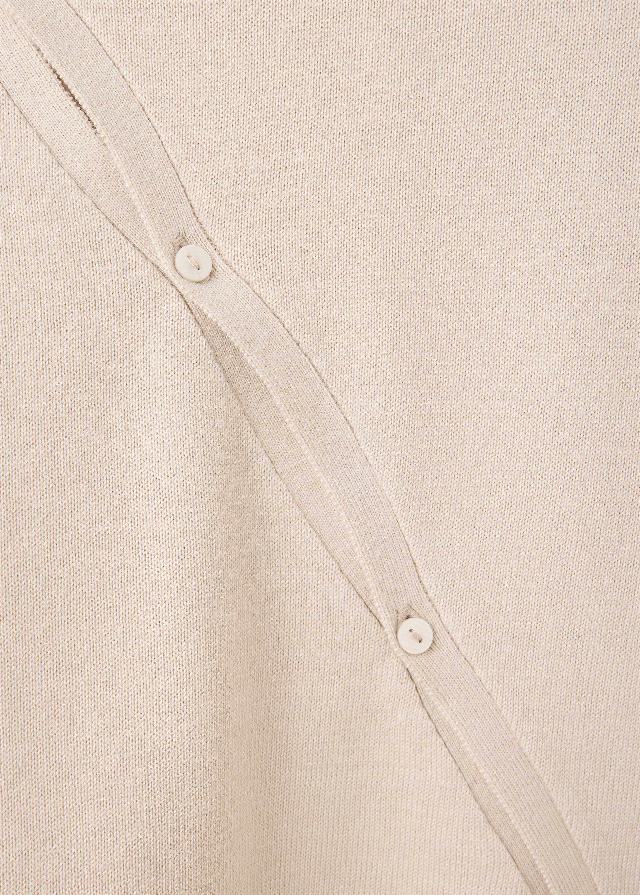 Knit cardigan with opening detail - Details of the article 0